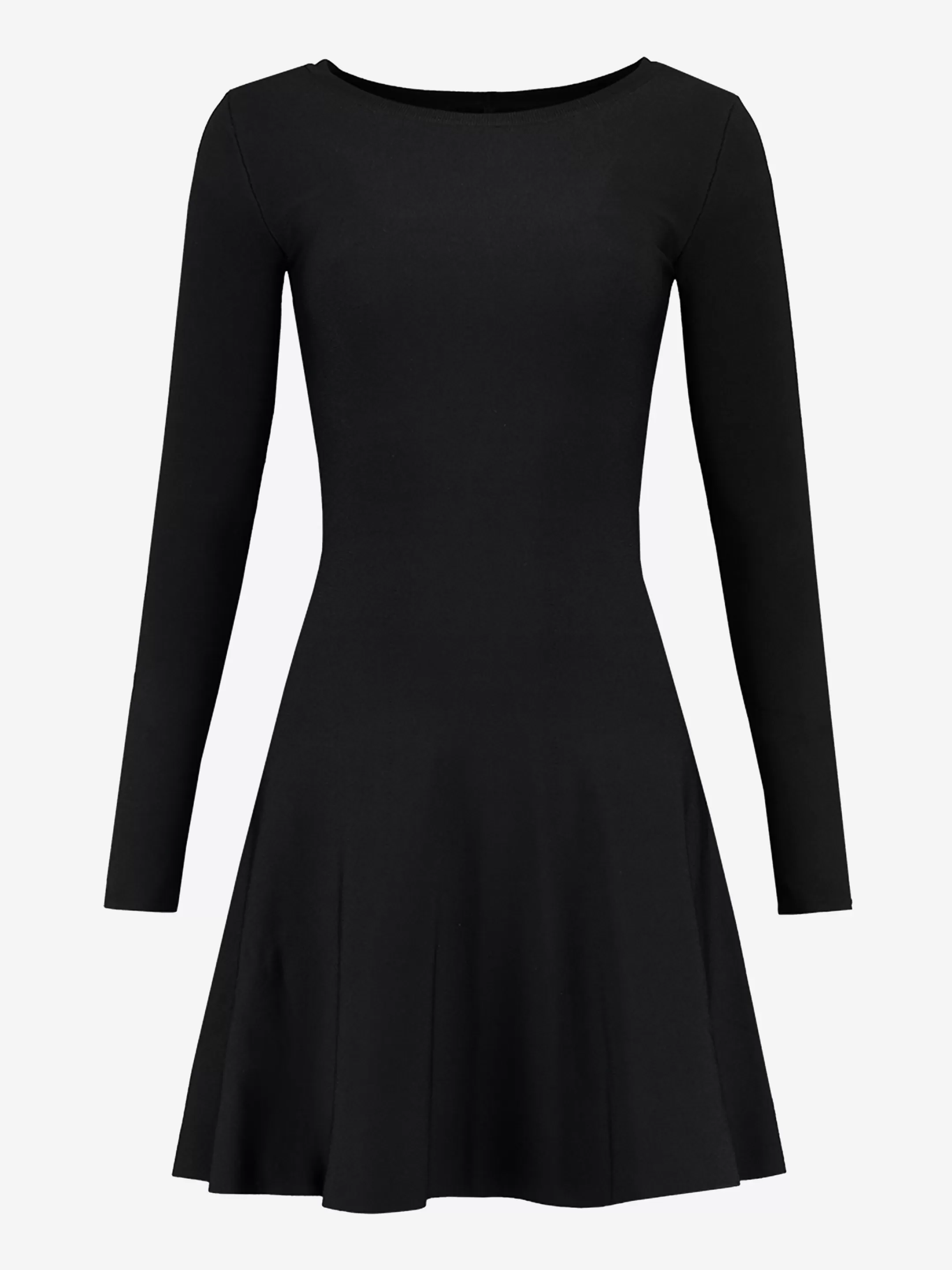 Cheap NIKKIE A-line dress with long sleeves Black