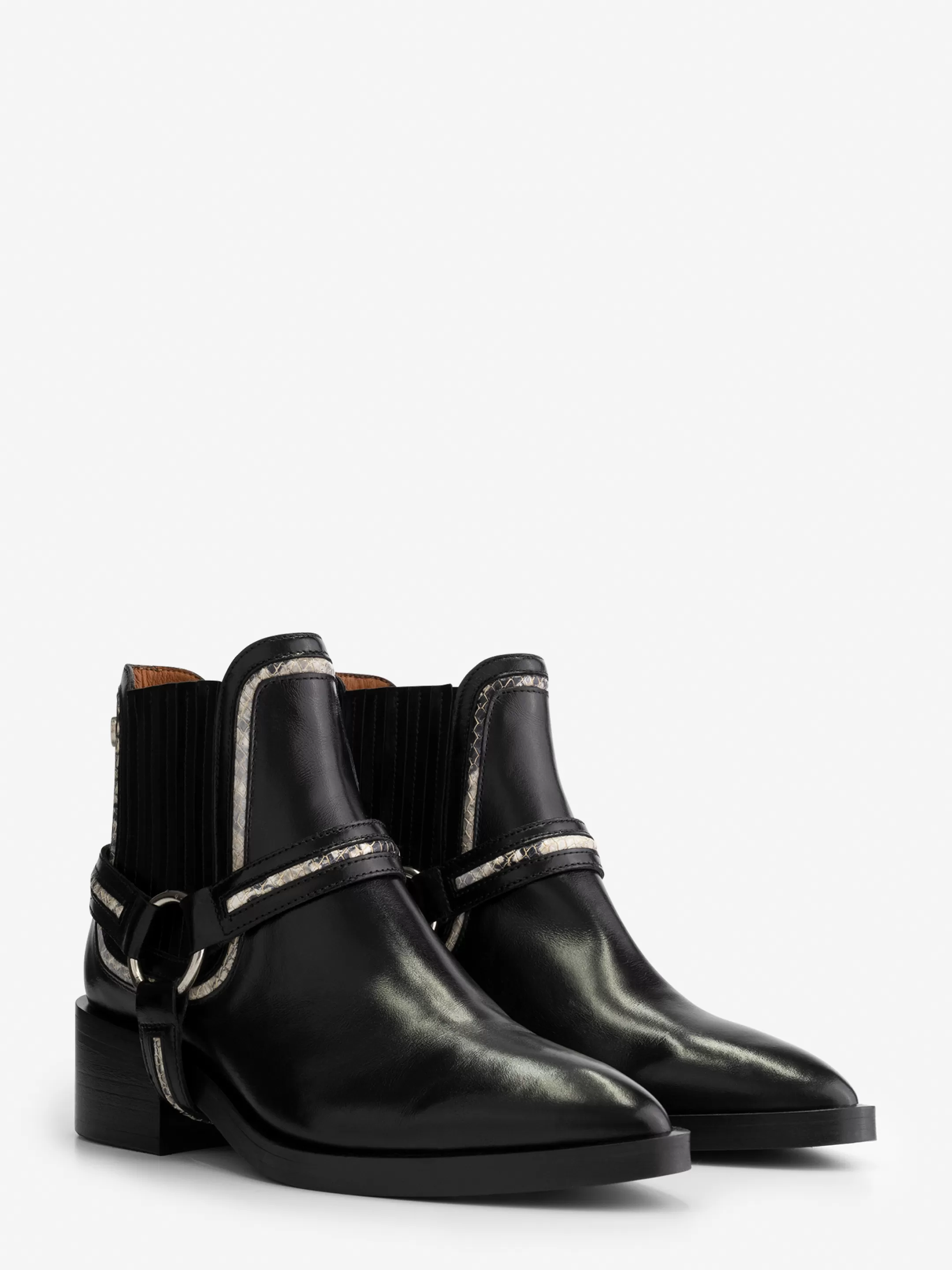 Outlet NIKKIE Ankle boots with buckle Black