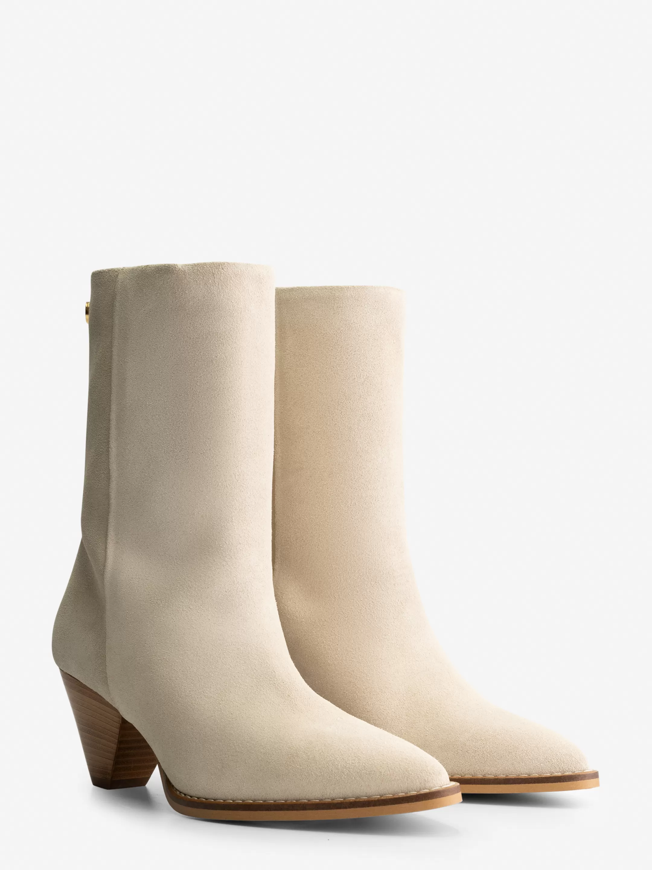 New NIKKIE Ankle boots with heel Beige