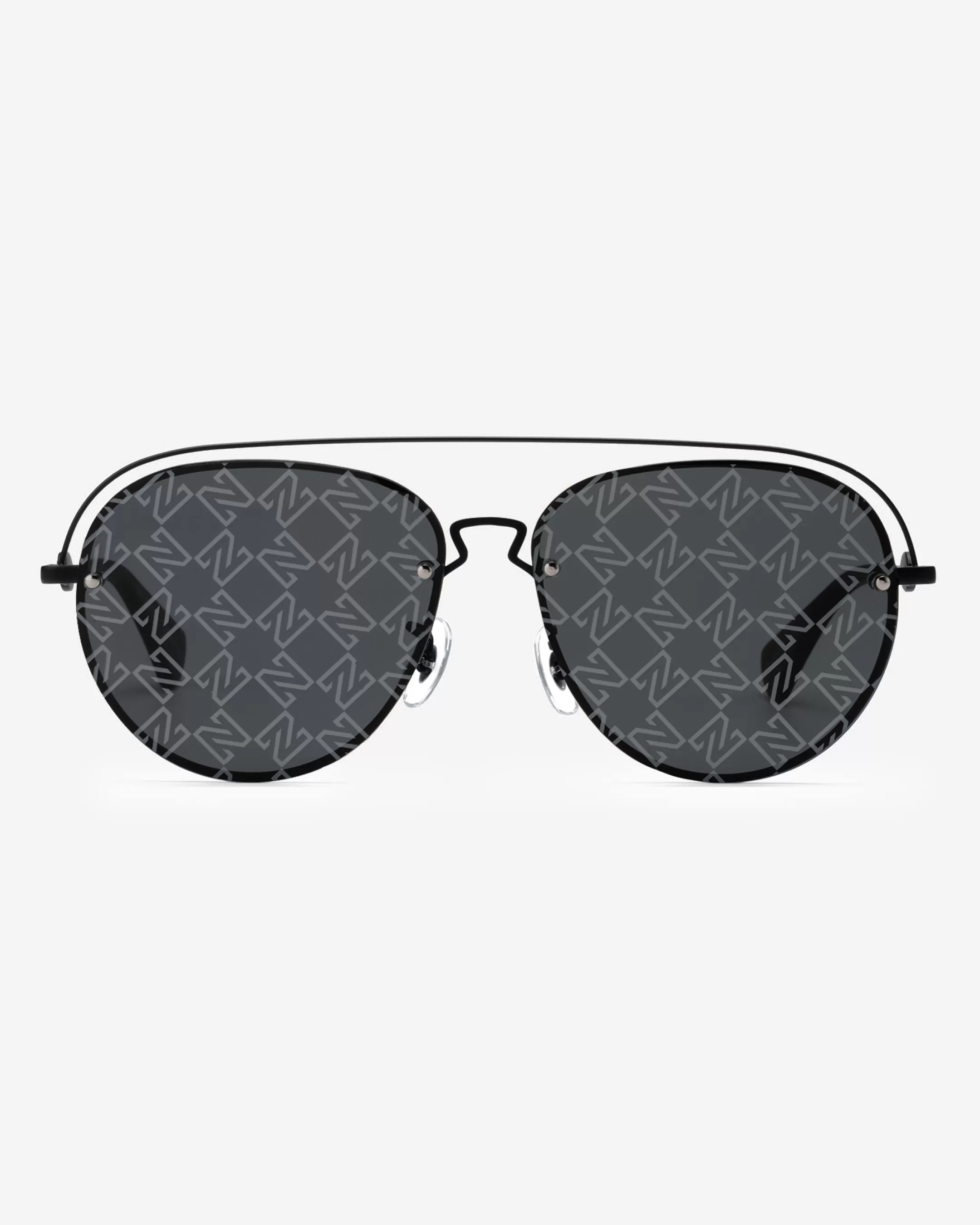 Sale NIKKIE aviator sunglasses with N logo monogram Black