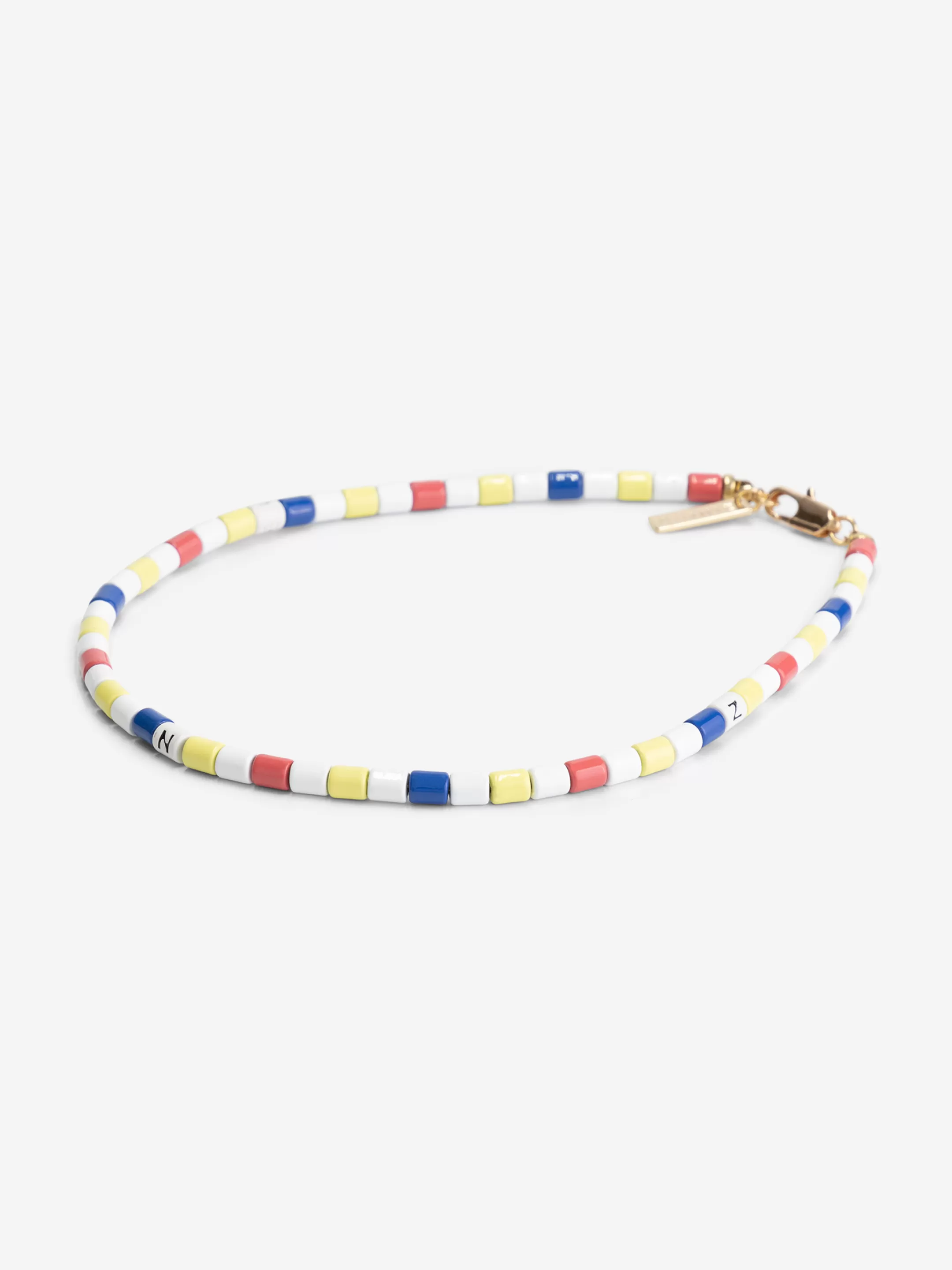 Store NIKKIE beaded necklace Blue Lagoon