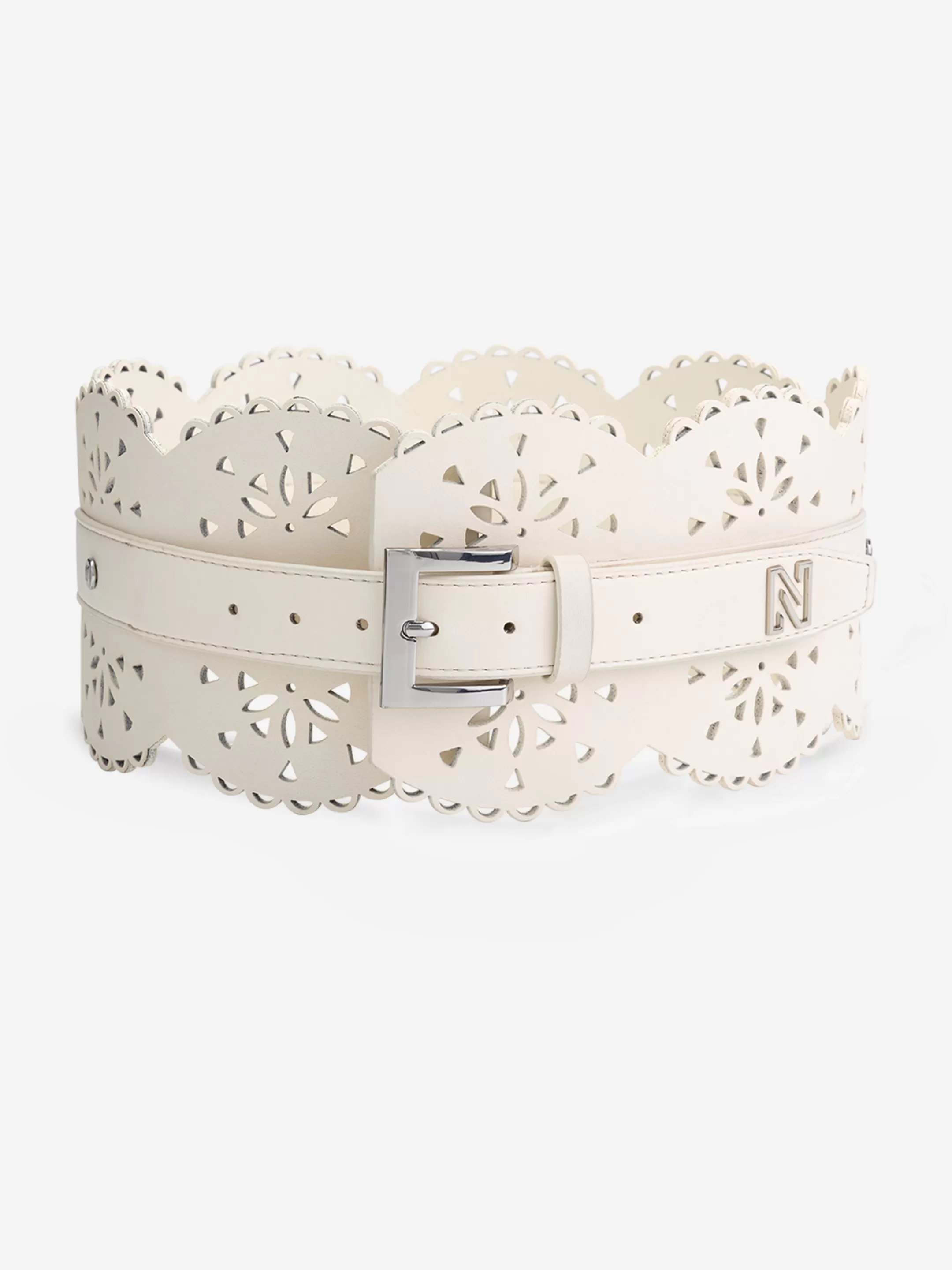 Flash Sale NIKKIE Big waist belt with cut outs Star White/Silver