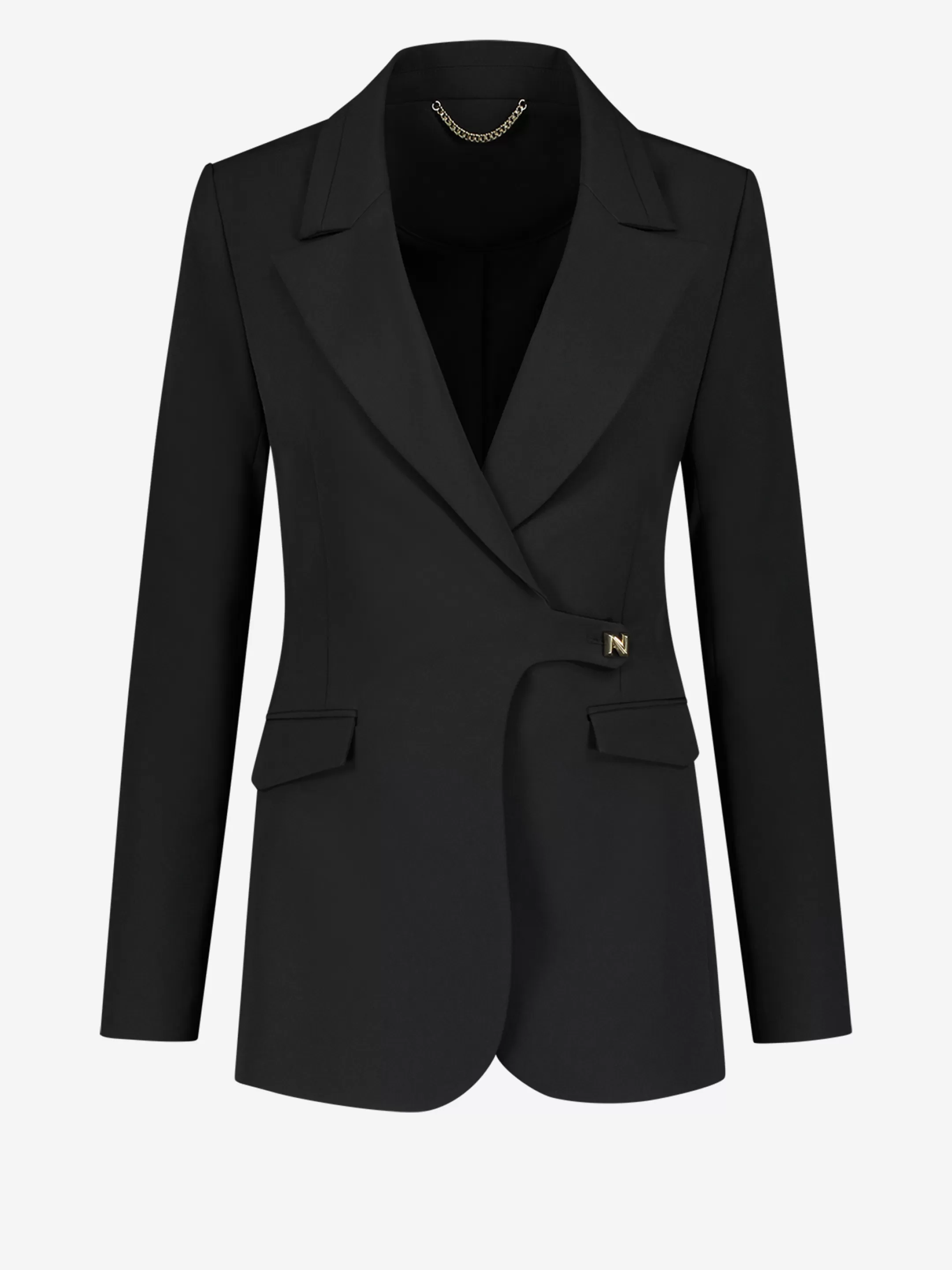 Outlet NIKKIE Blazer with N button Black