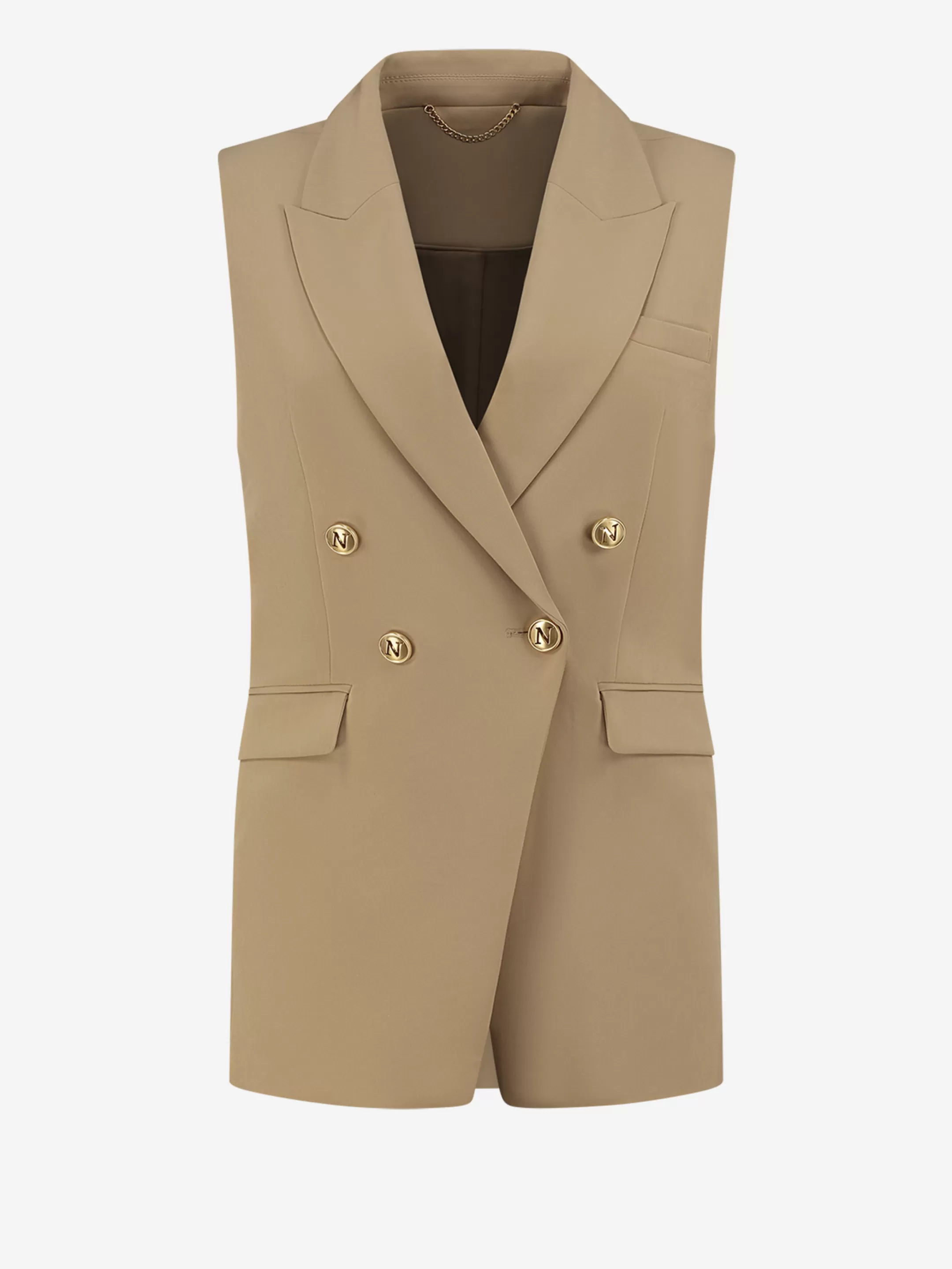 Online NIKKIE Blazer without sleeves Cashew