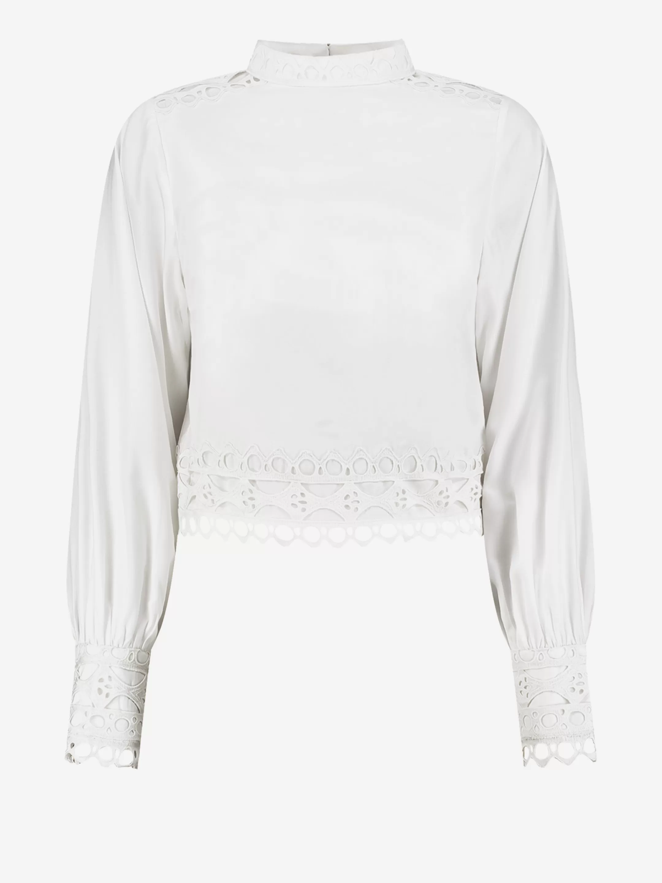 Cheap NIKKIE Blouse with lace detail Star White