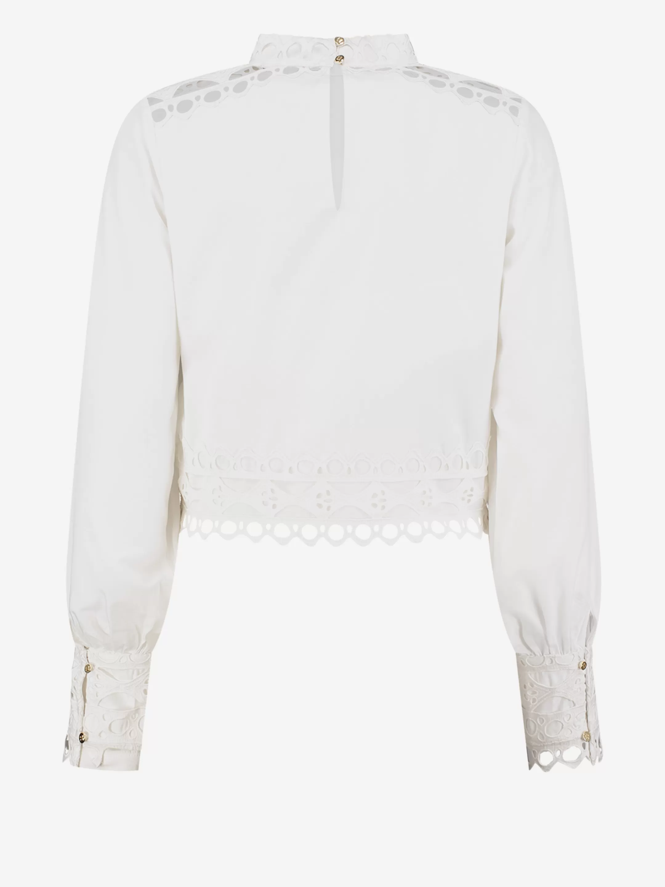 Cheap NIKKIE Blouse with lace detail Star White