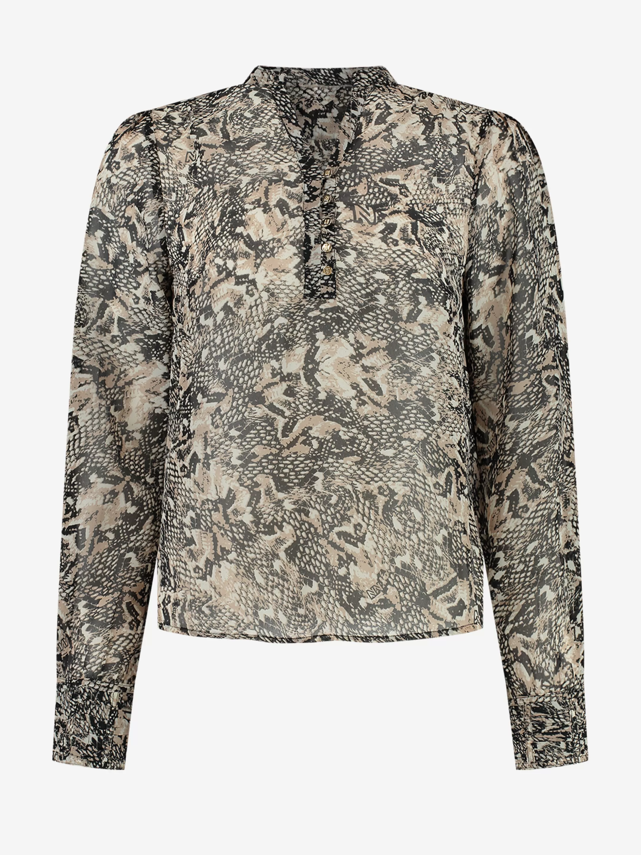 Flash Sale NIKKIE Blouse with snake print Hummus