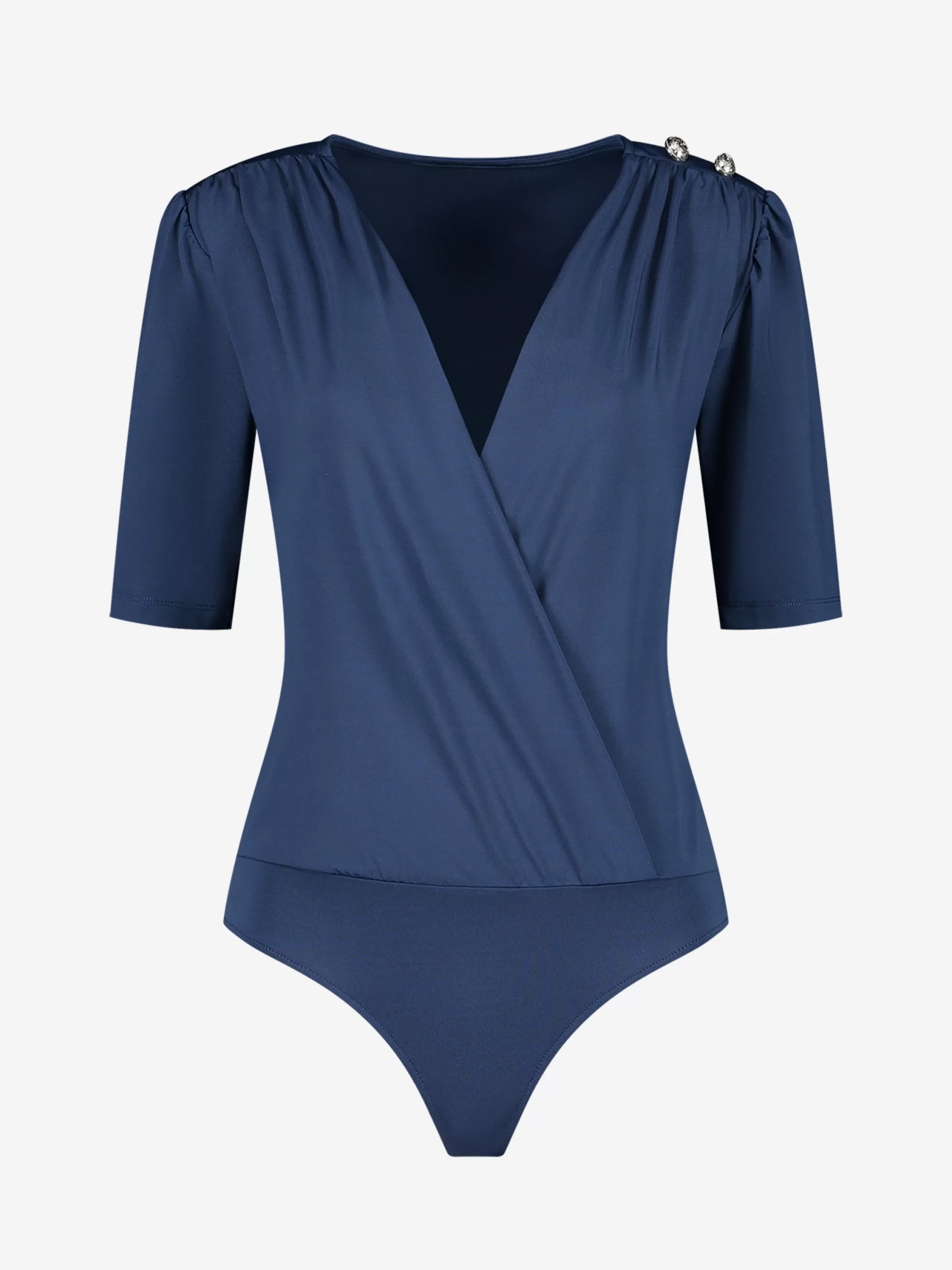 Store NIKKIE Body with V-neckline Deep blue