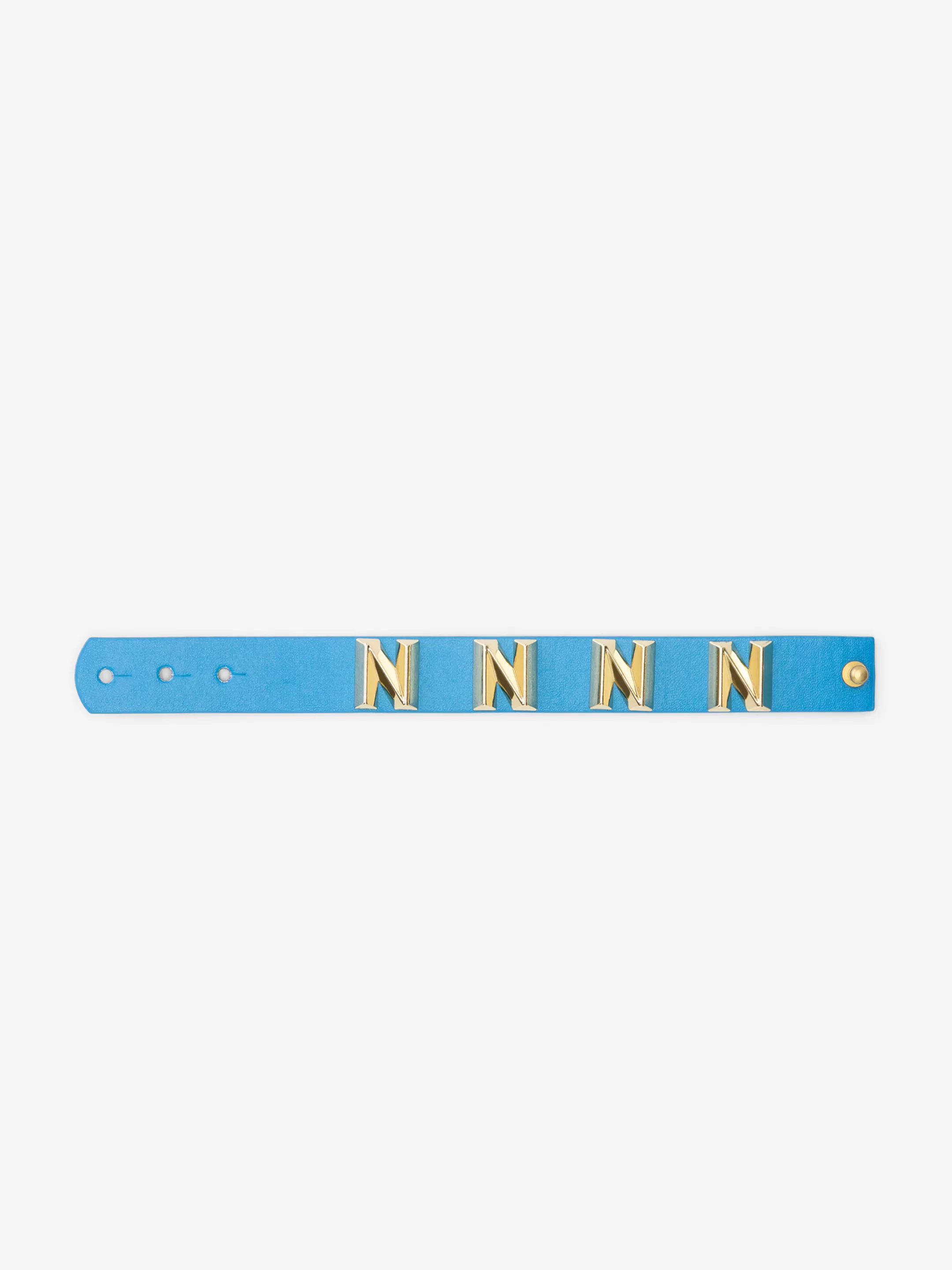 Clearance NIKKIE Bracelet with logo studs Dresden Blue