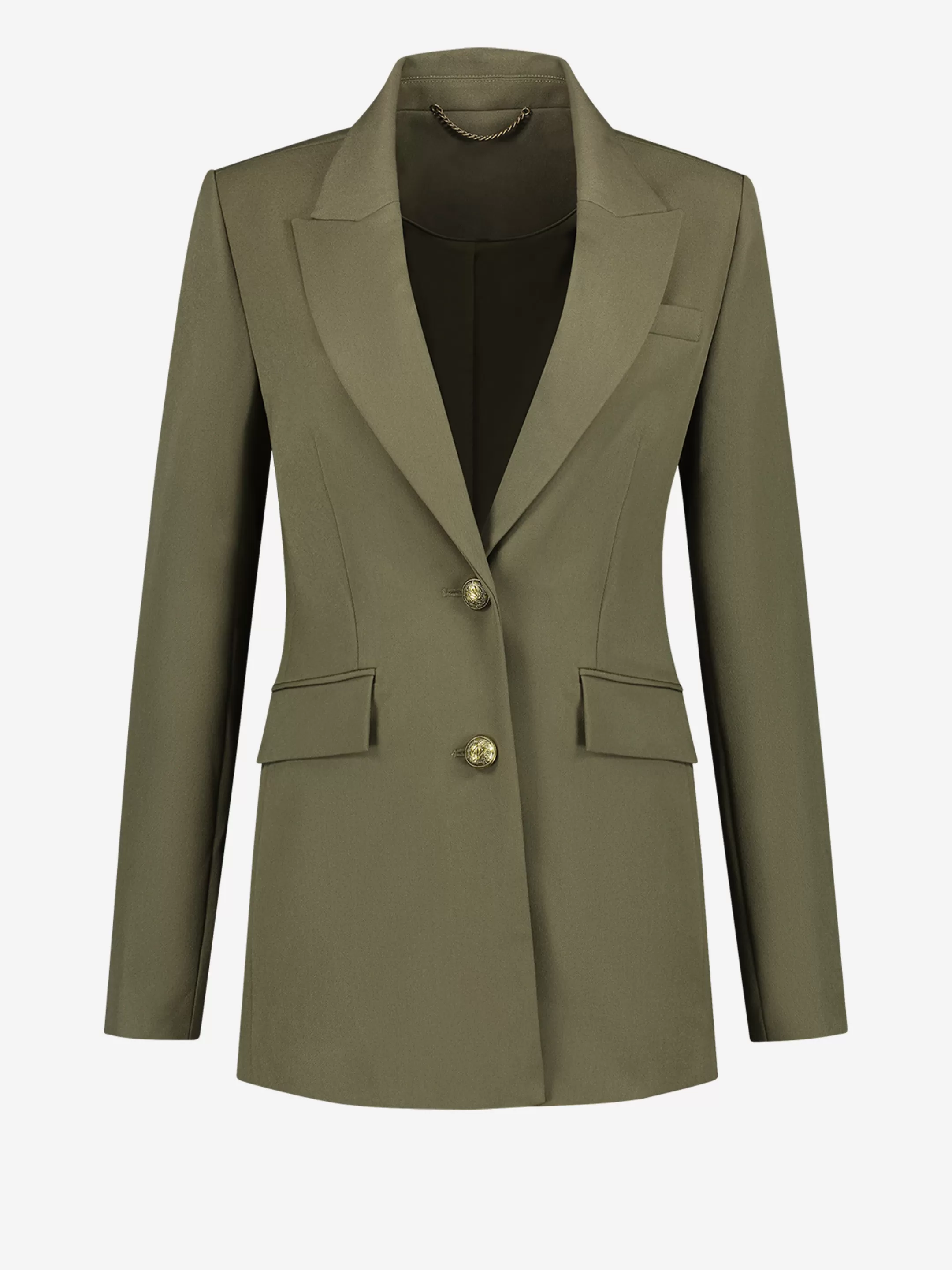 Shop NIKKIE Classic blazer Combat Green