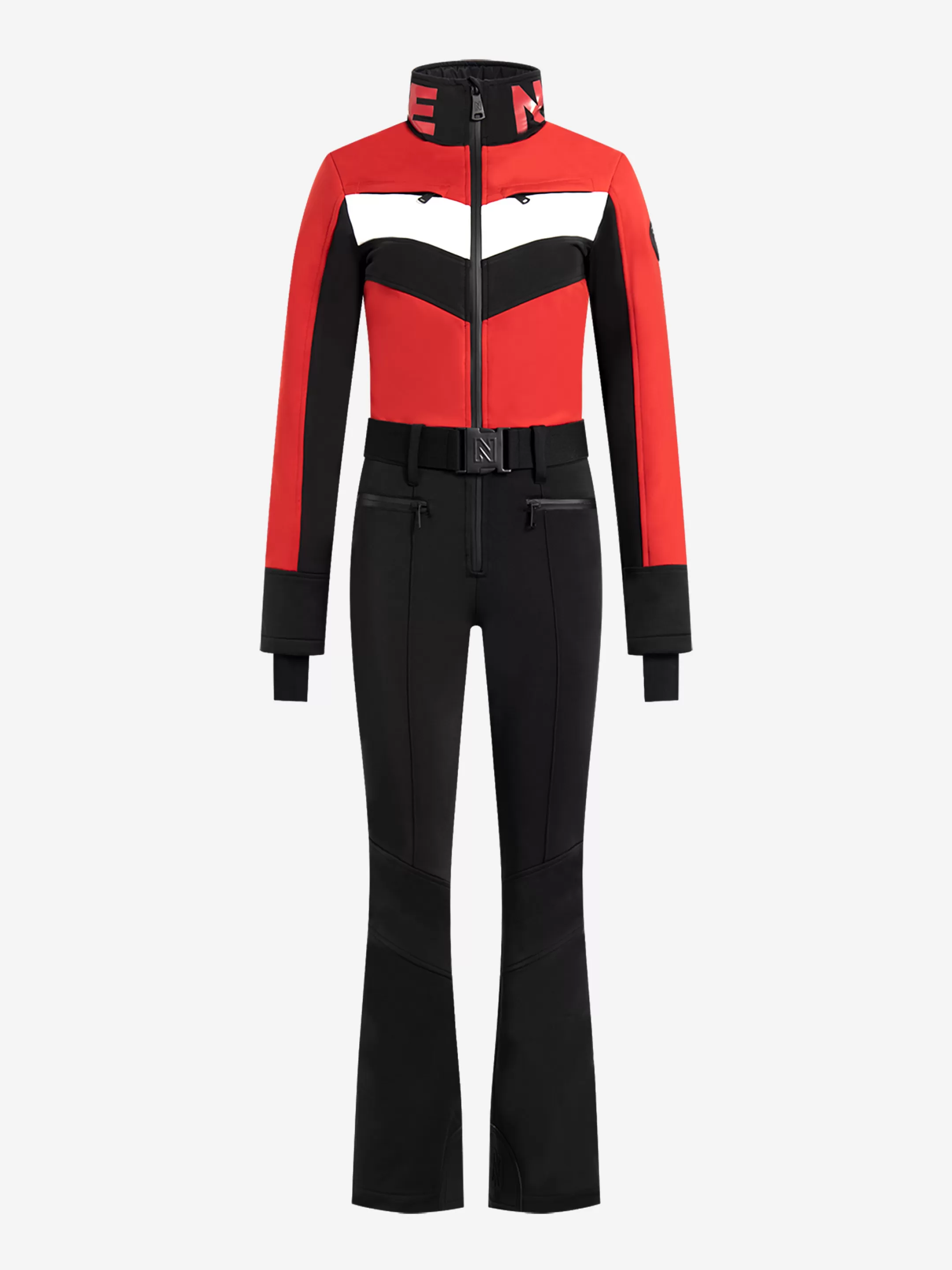 Shop NIKKIE Colorblock Ski Jumpsuit Kiss