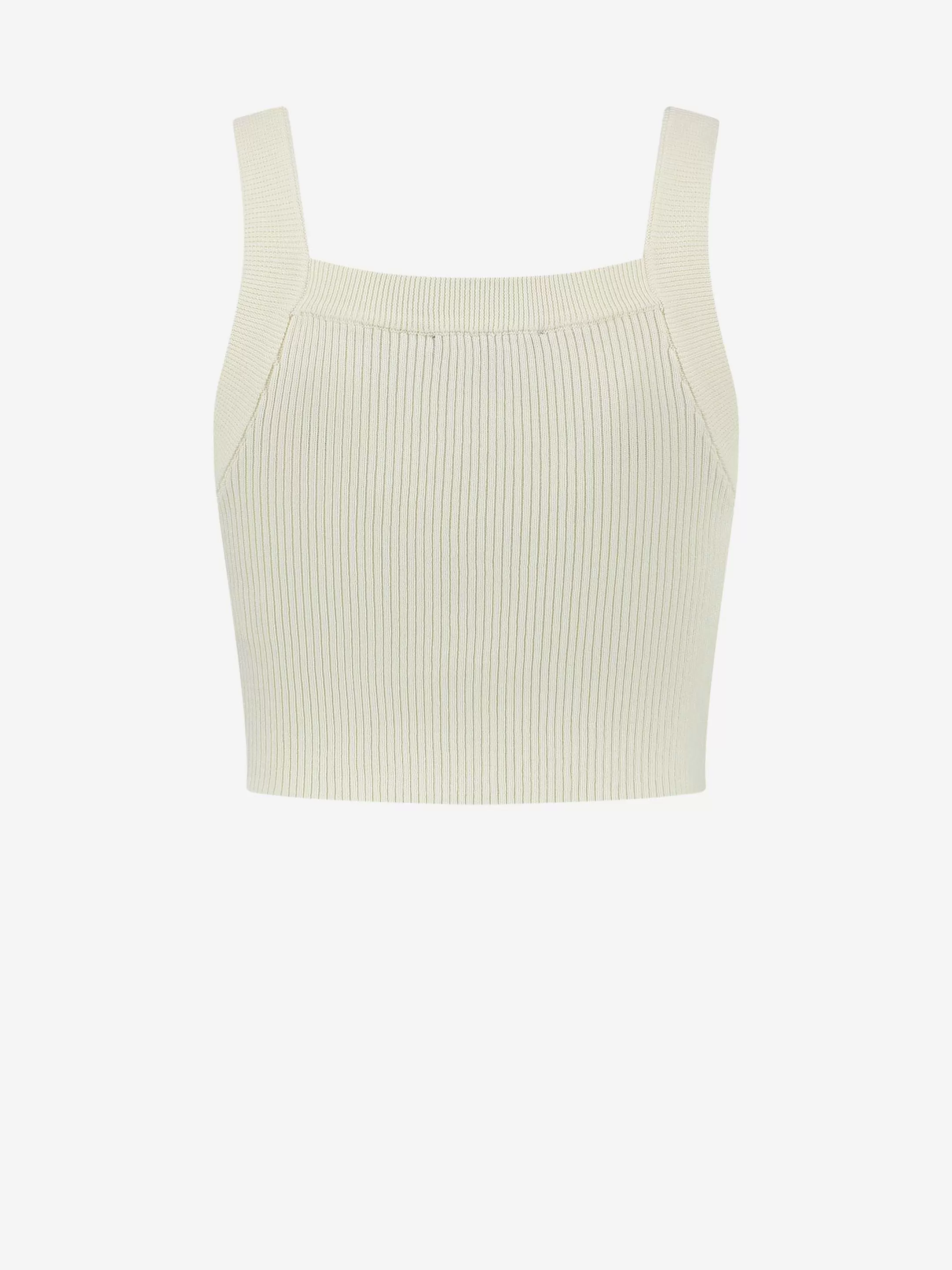 Best Sale NIKKIE Crop top with cut out Cream