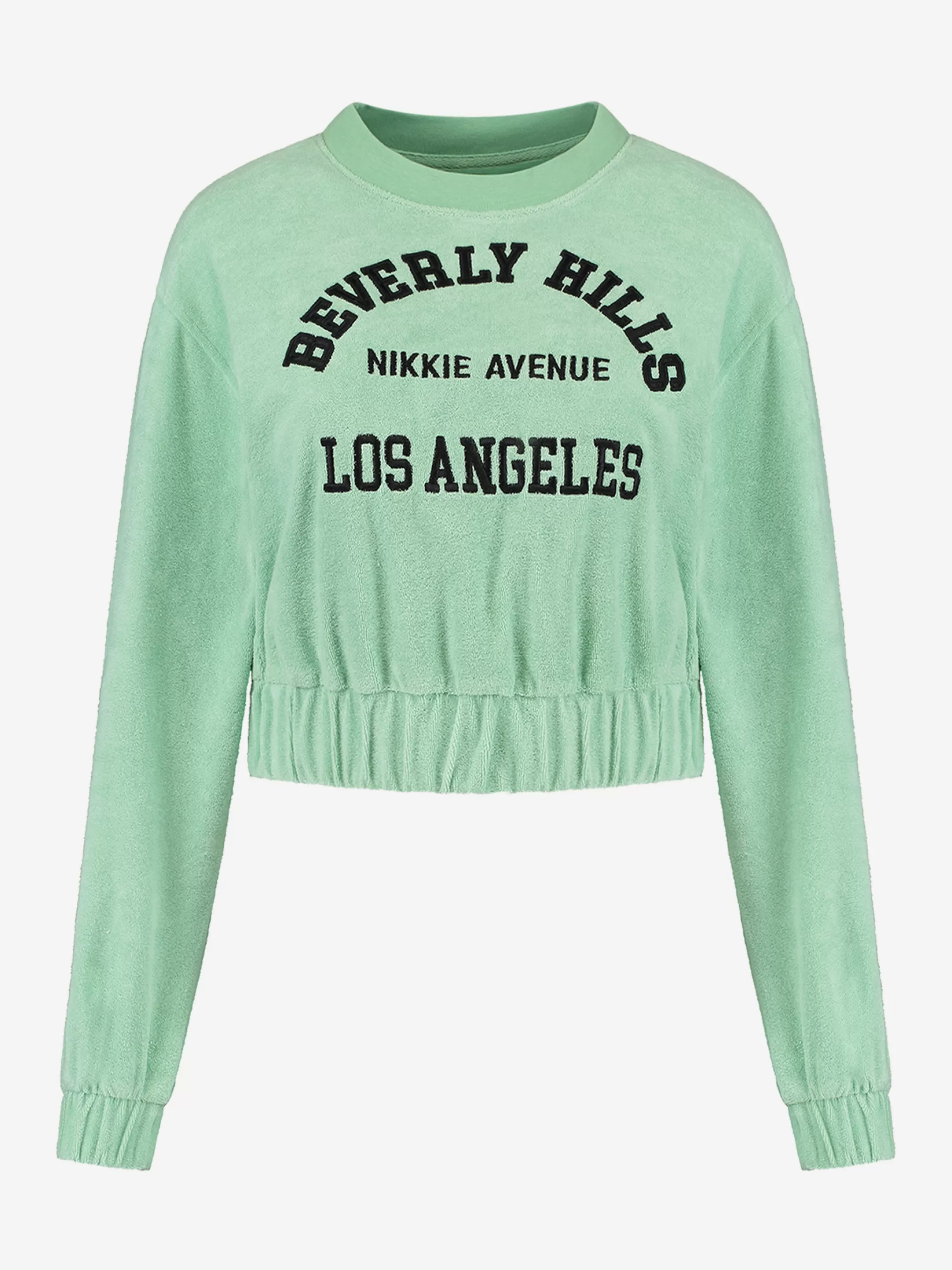 Outlet NIKKIE Cropped sweater Matcha