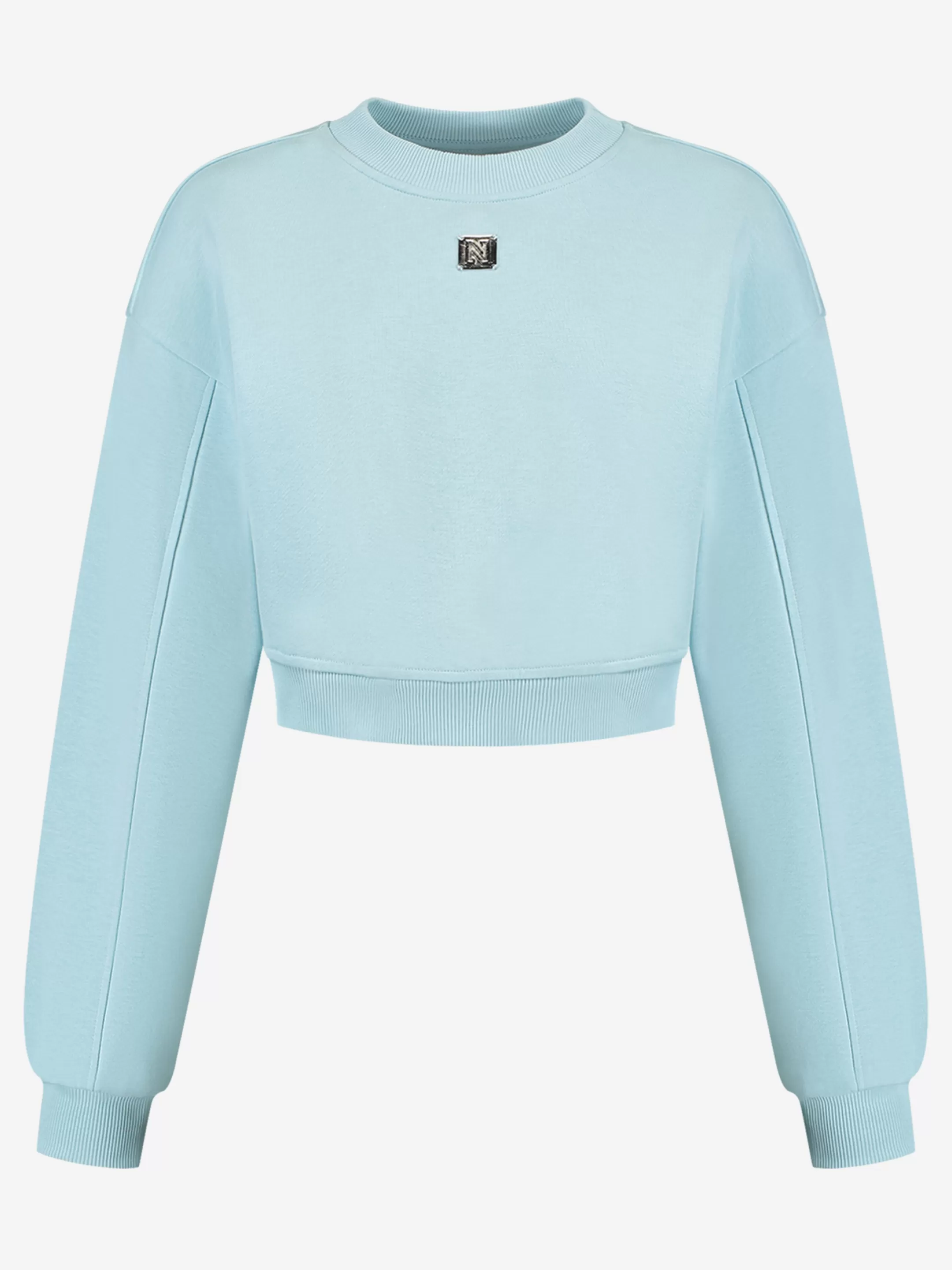 Best NIKKIE Cropped sweater with metal logo Pool