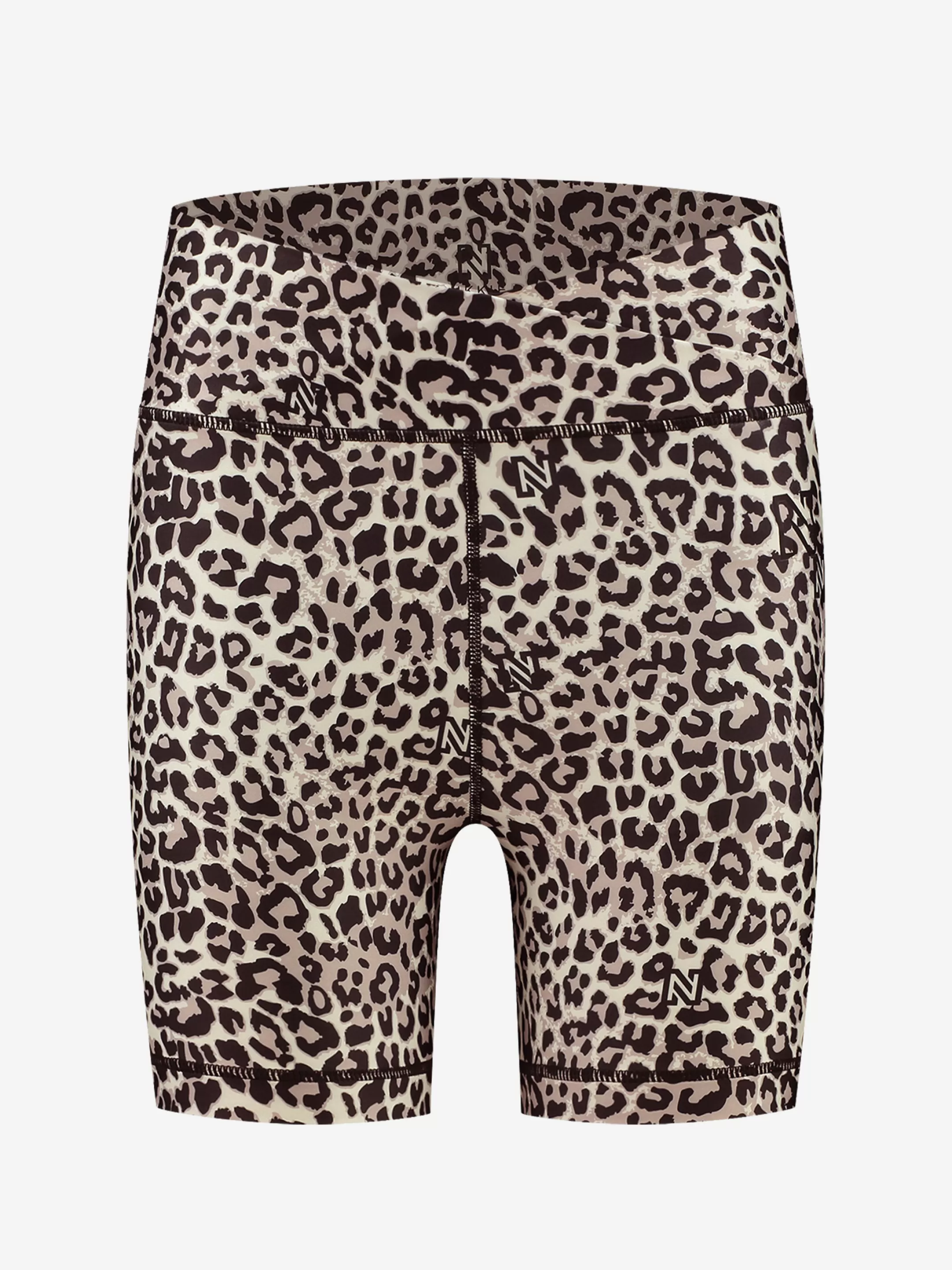 Shop NIKKIE Cycling short with animal print Black