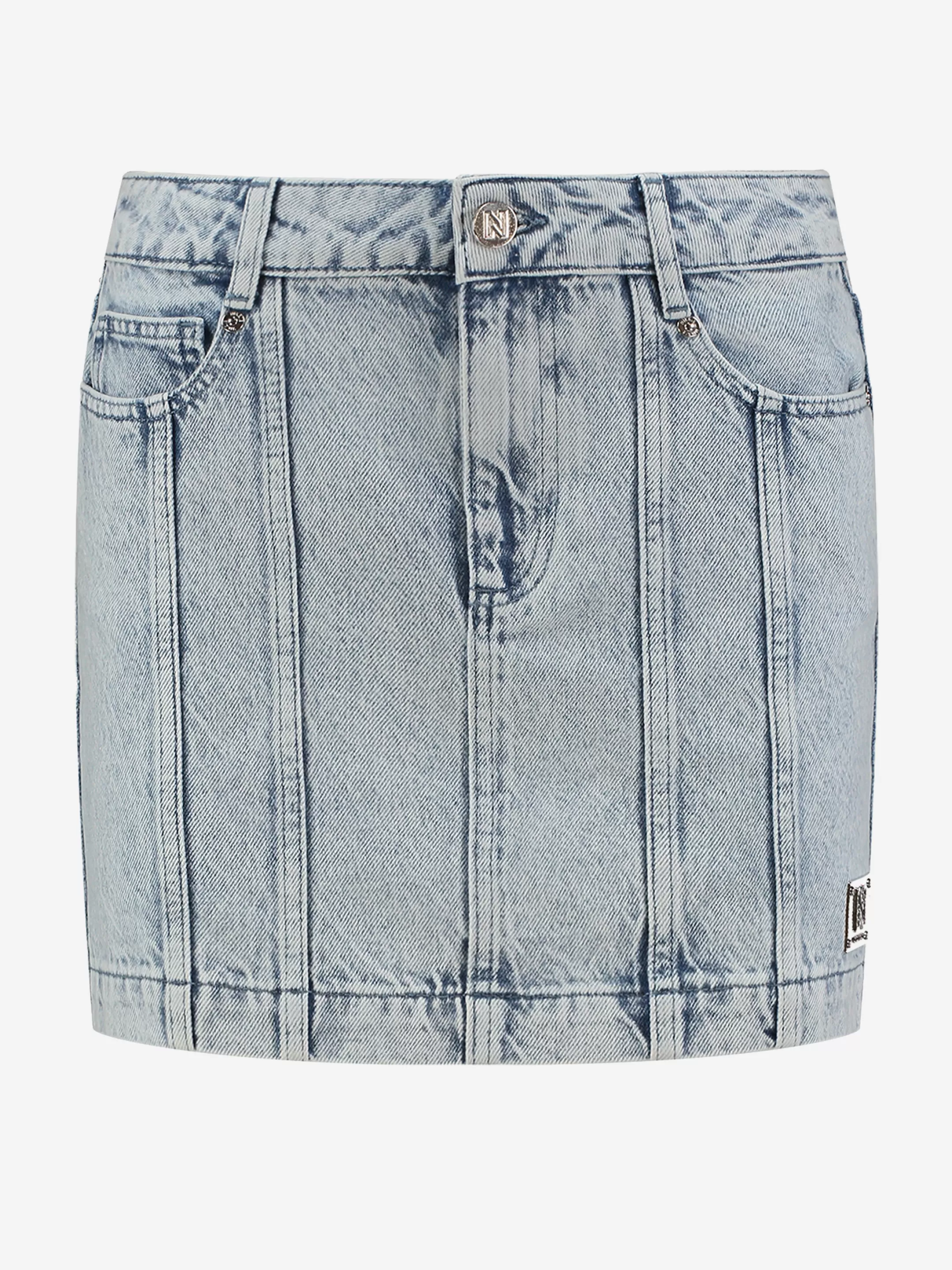 Best NIKKIE Denim skirt Light Blue