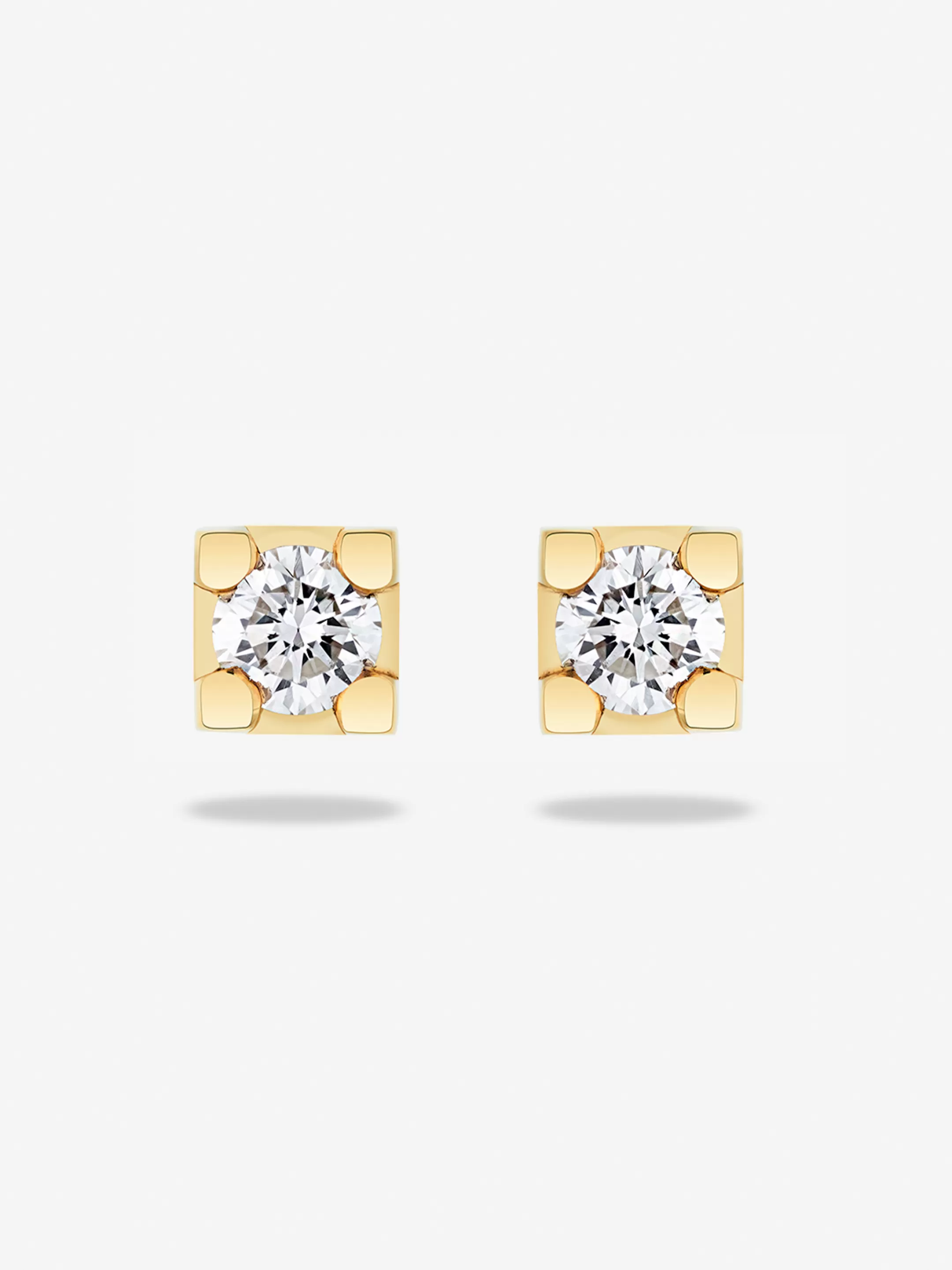 Store NIKKIE DIAMOND EARRINGS 750 - Yellow Gold 18K