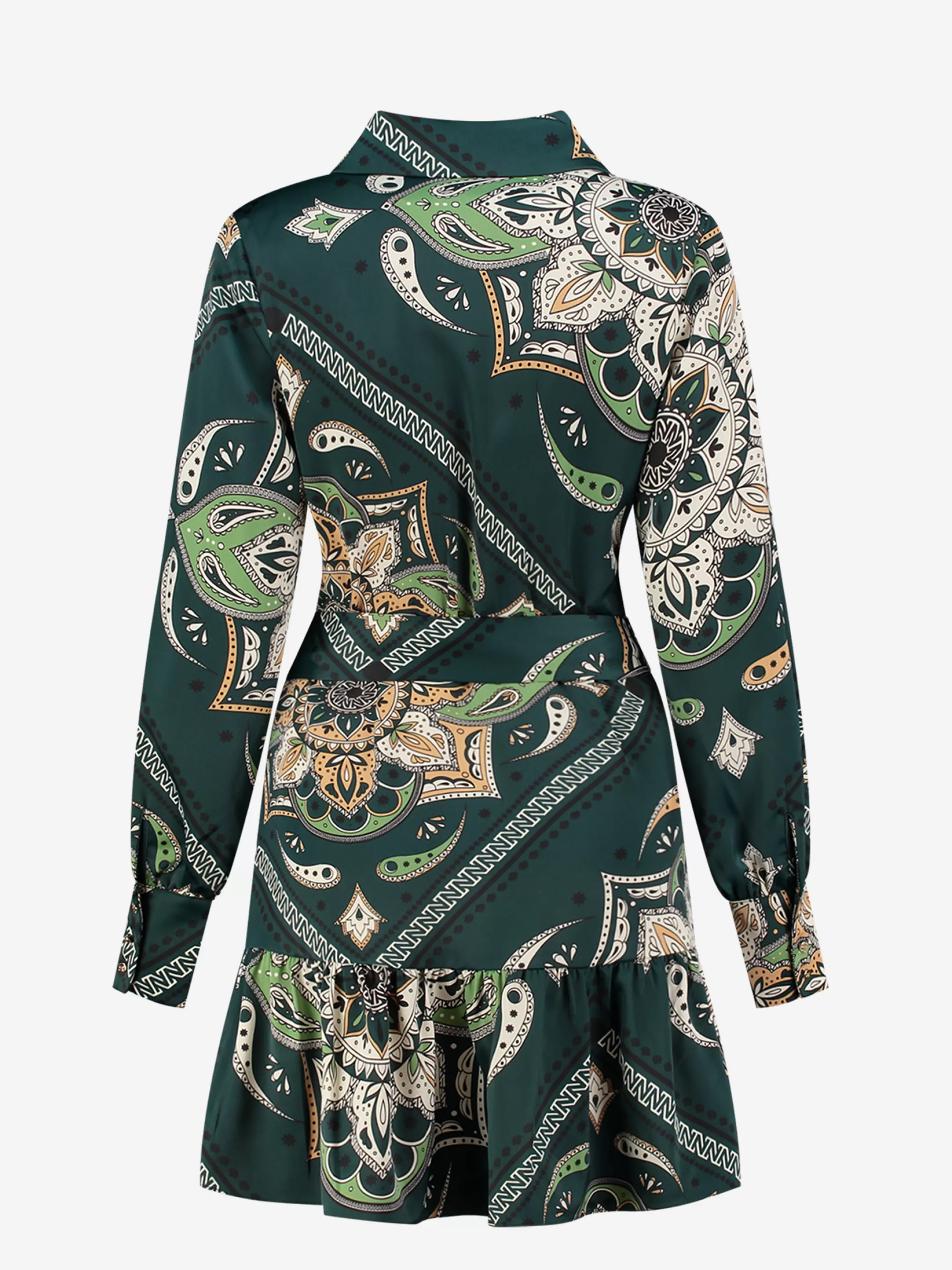 Shop NIKKIE Dress with print Pine Green