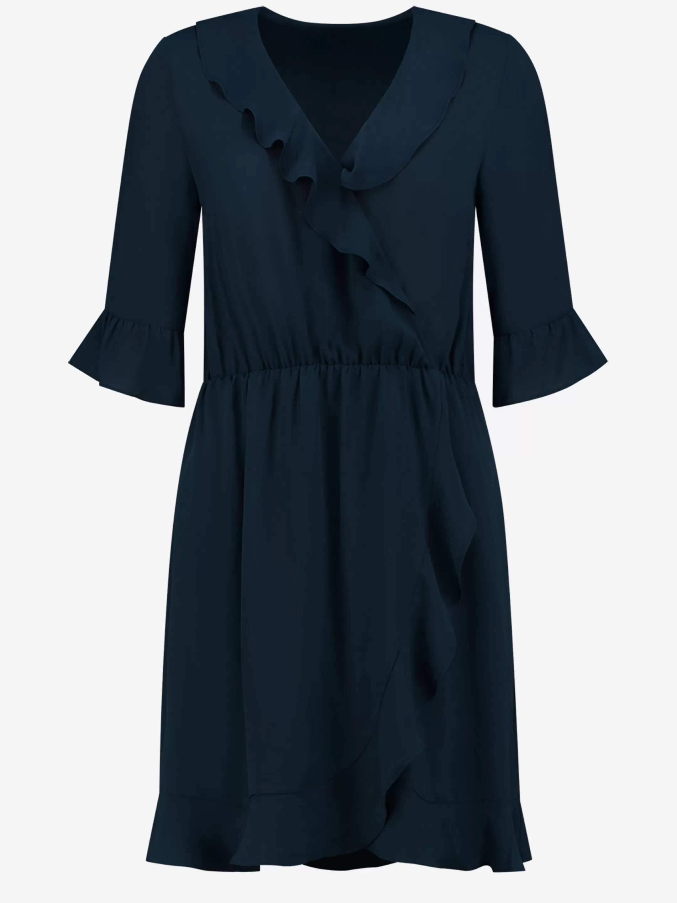 Best Sale NIKKIE DRESS WITH RUFFLES Navy