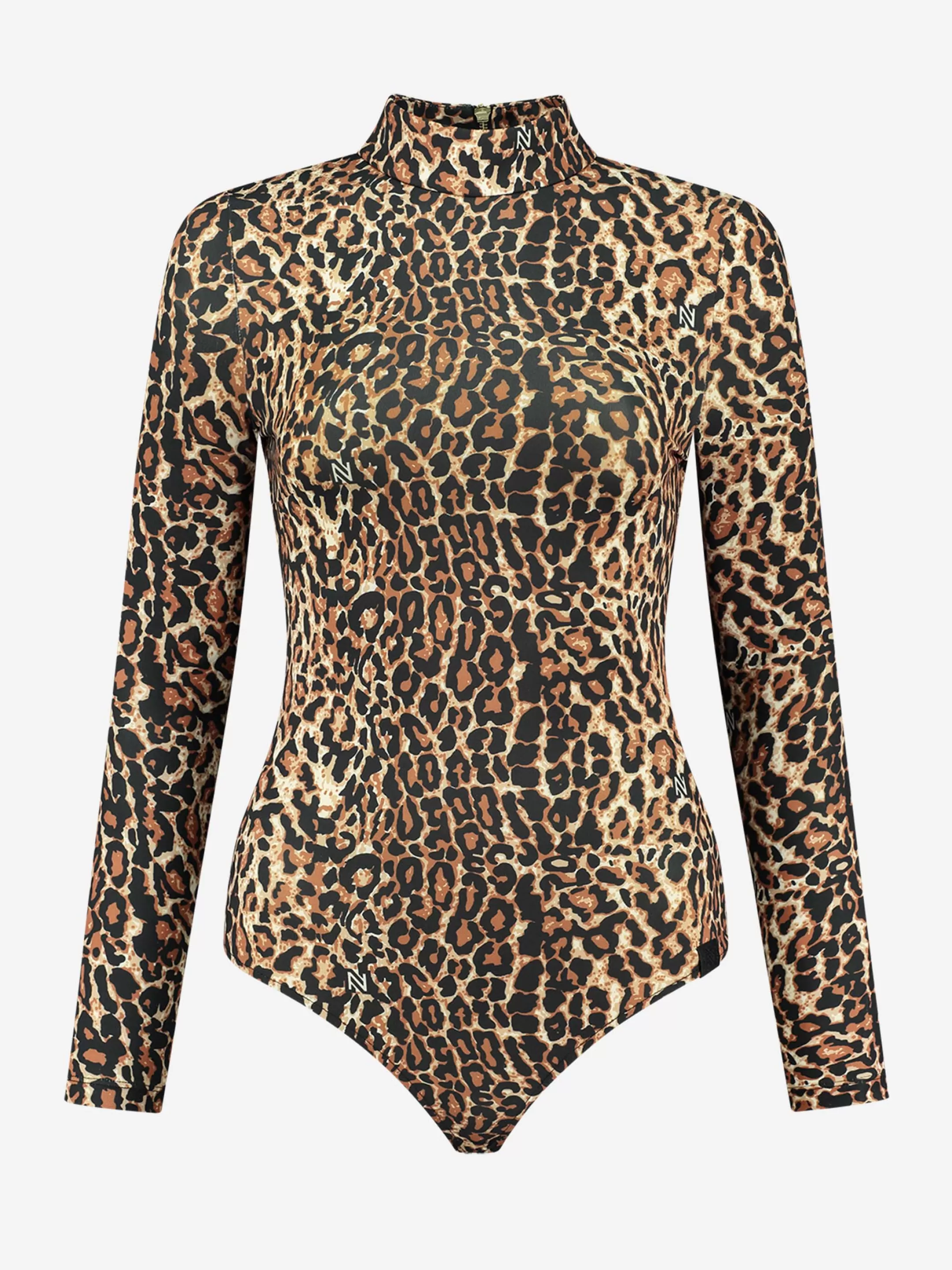 Sale NIKKIE Fitted body with leopard print Black