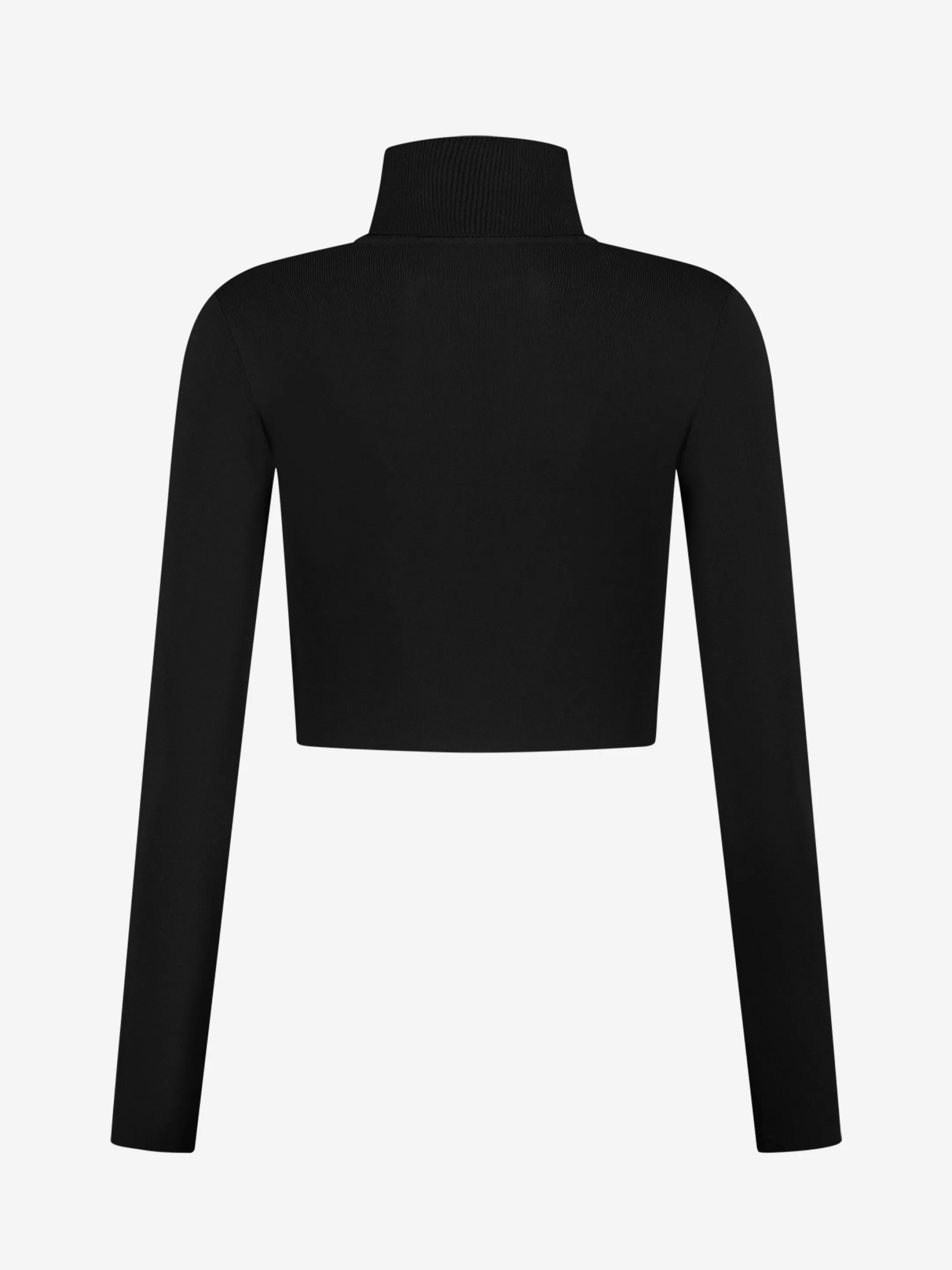 Best NIKKIE Fitted cropped longsleeve with turtle neck    Black