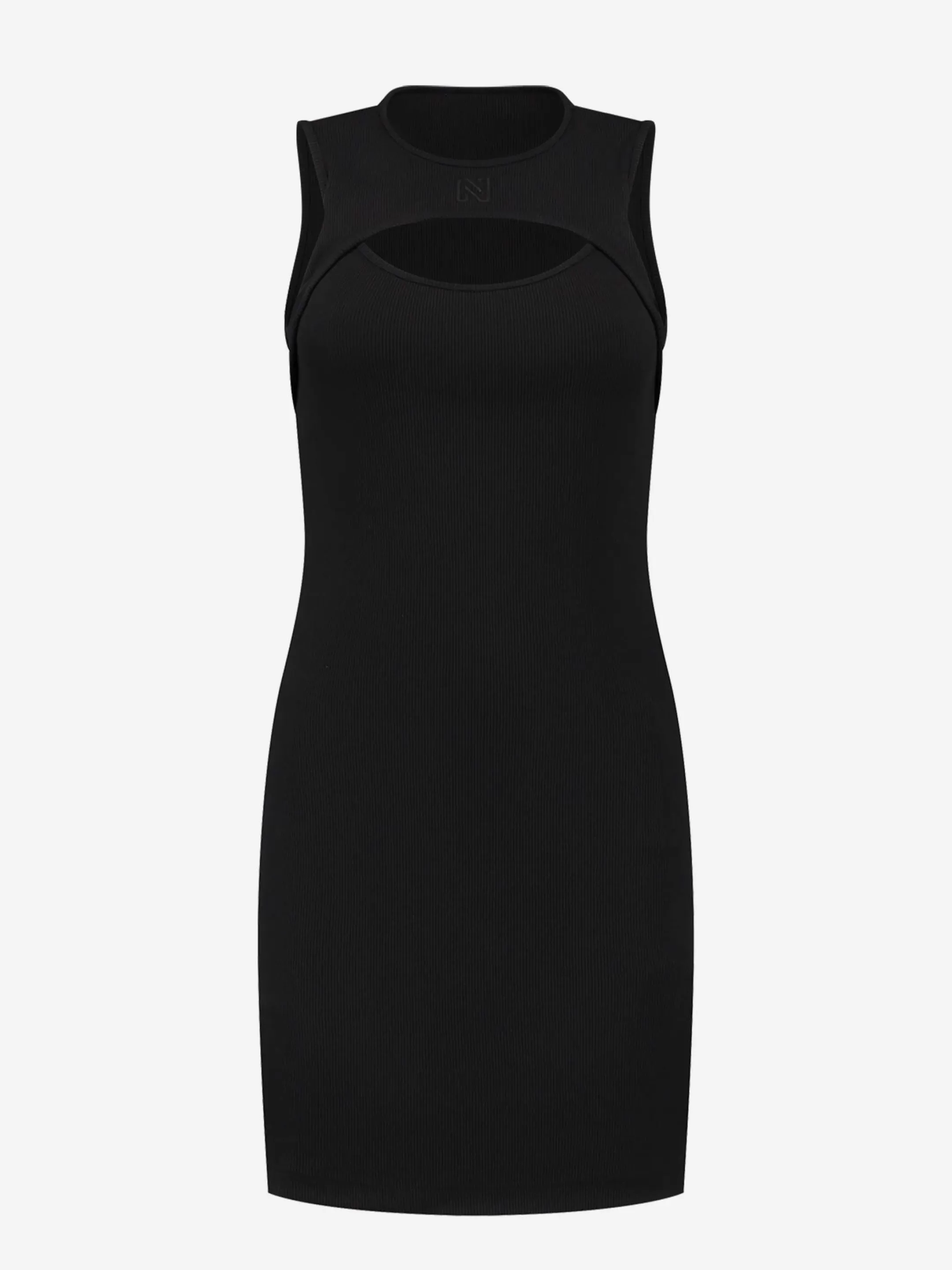 Best Sale NIKKIE Fitted dress with cut out Black