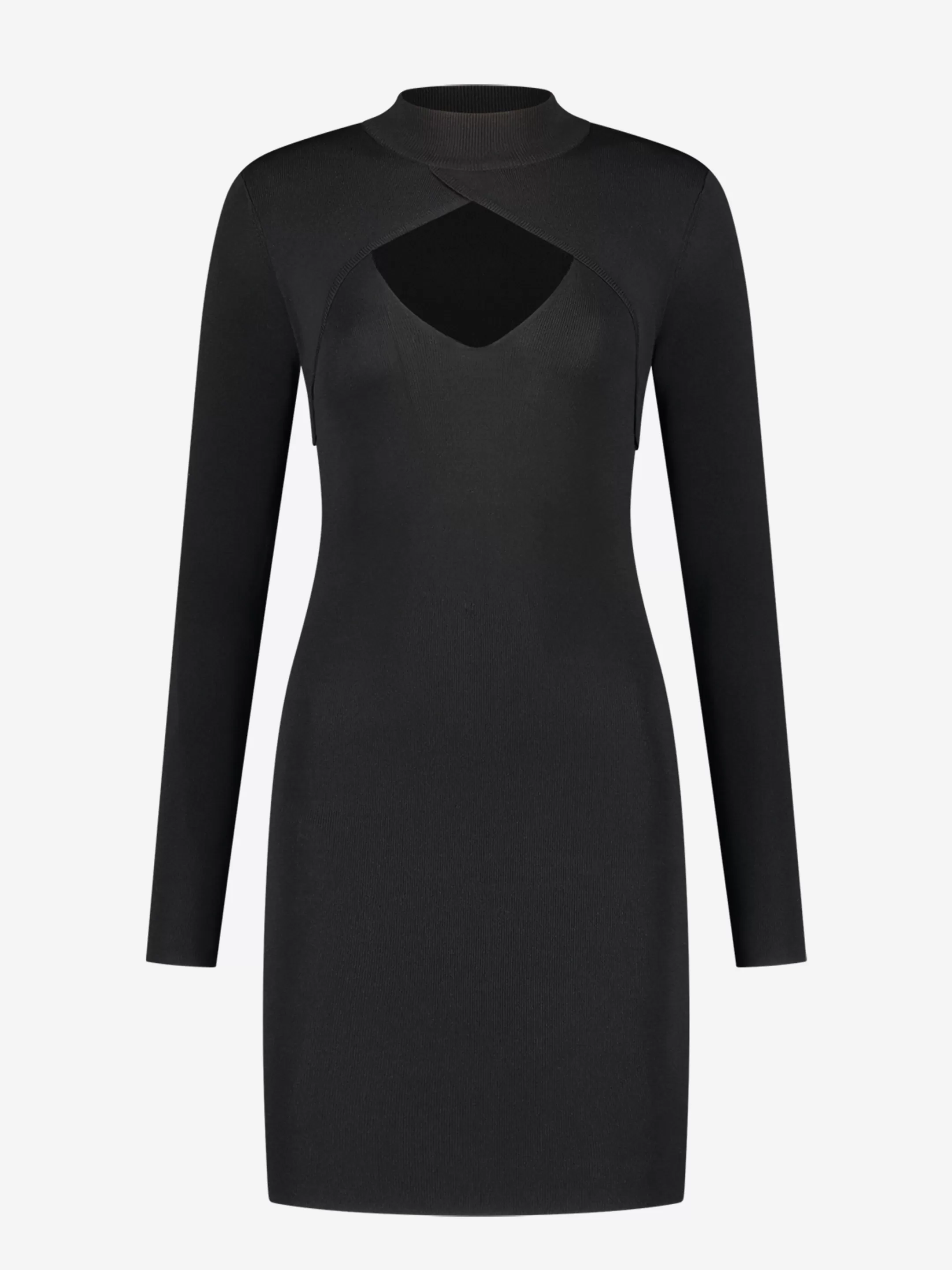 Cheap NIKKIE Fitted dress with cut out Black