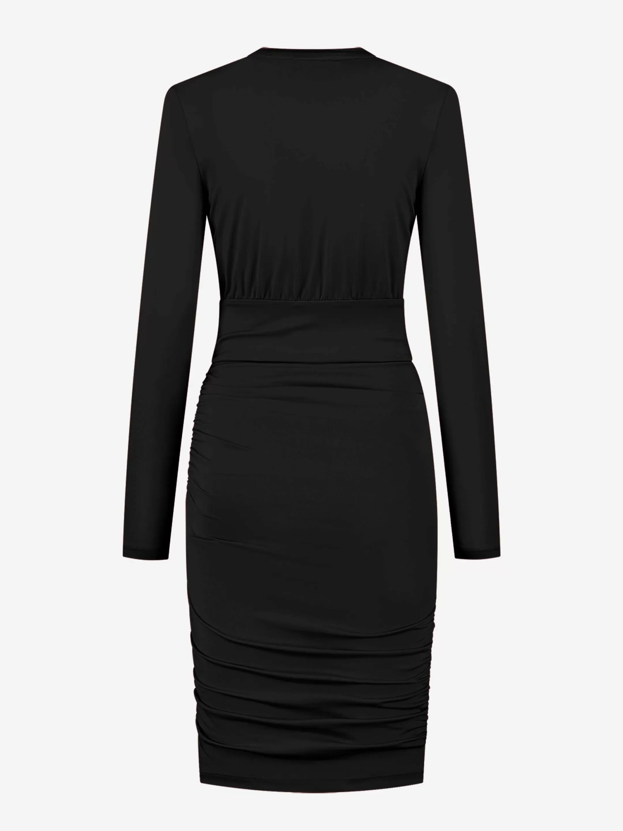 Cheap NIKKIE Fitted Dress with pleats Black