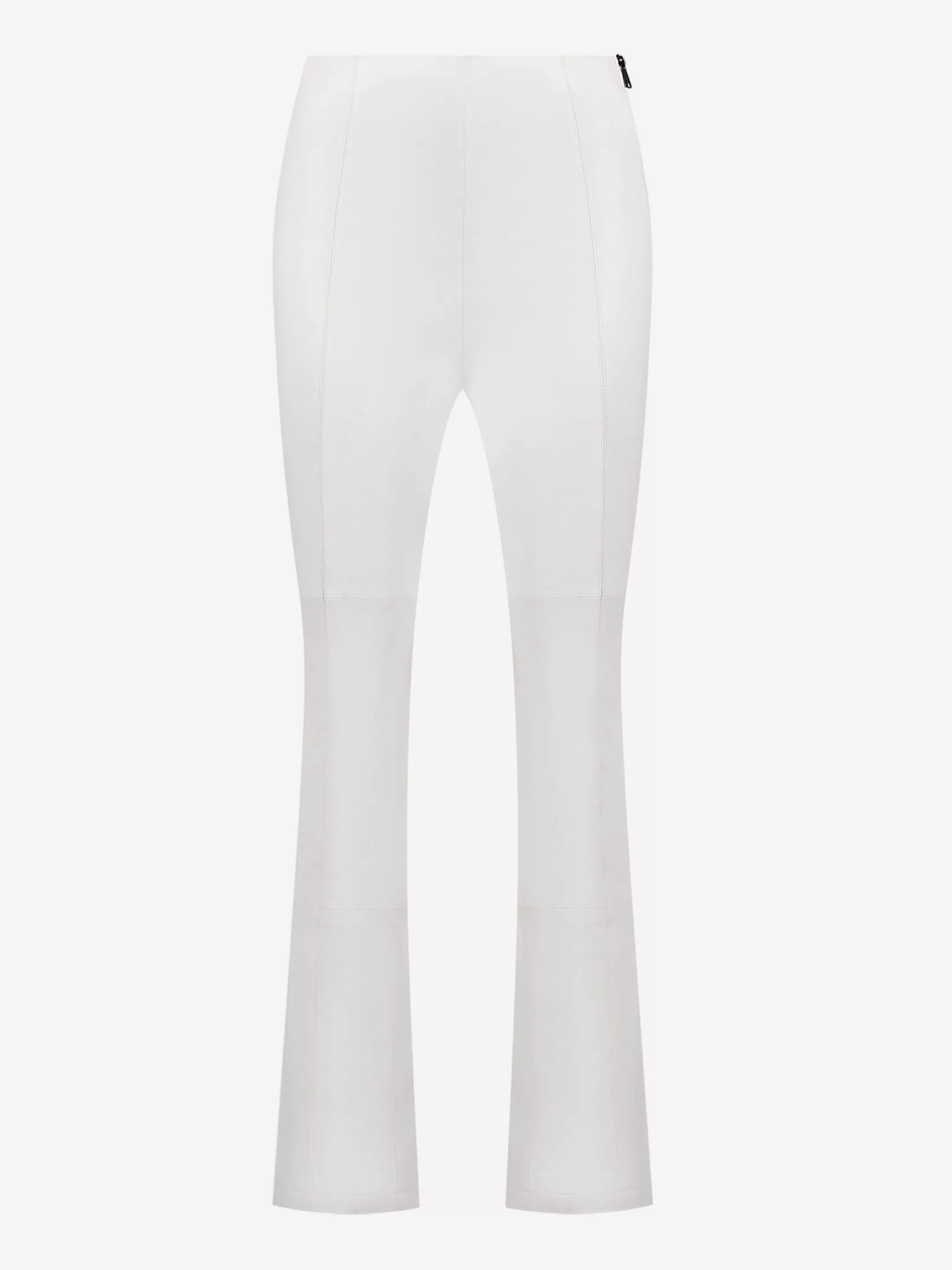 Fashion NIKKIE Fitted Leather Ski pants Star White