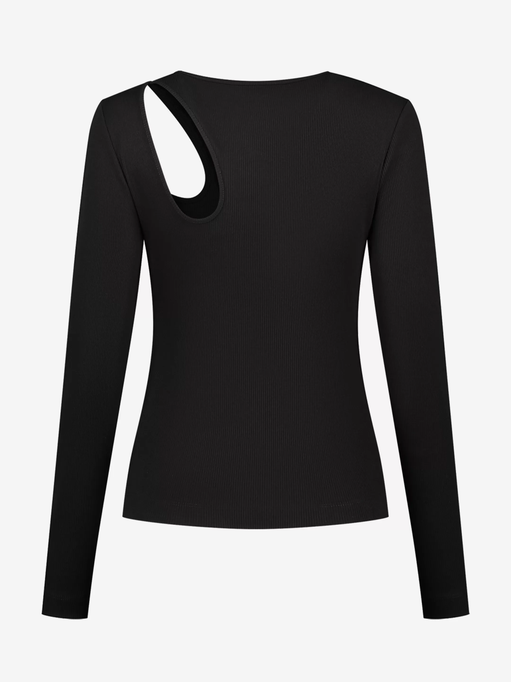 Best Sale NIKKIE Fitted longsleeve with cut-out Black