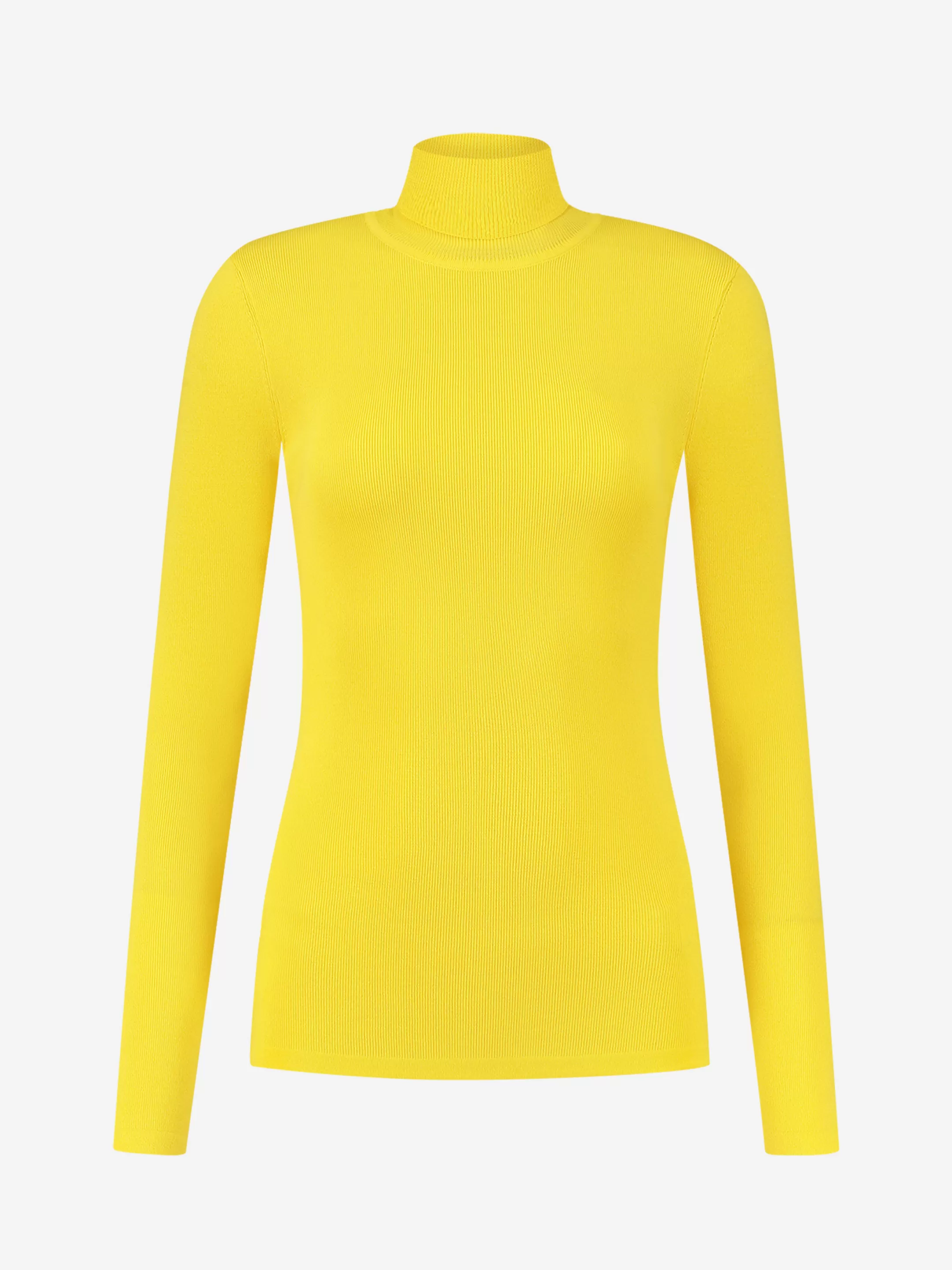 Best Sale NIKKIE Fitted longsleeve with turtle neck   Corn Yellow