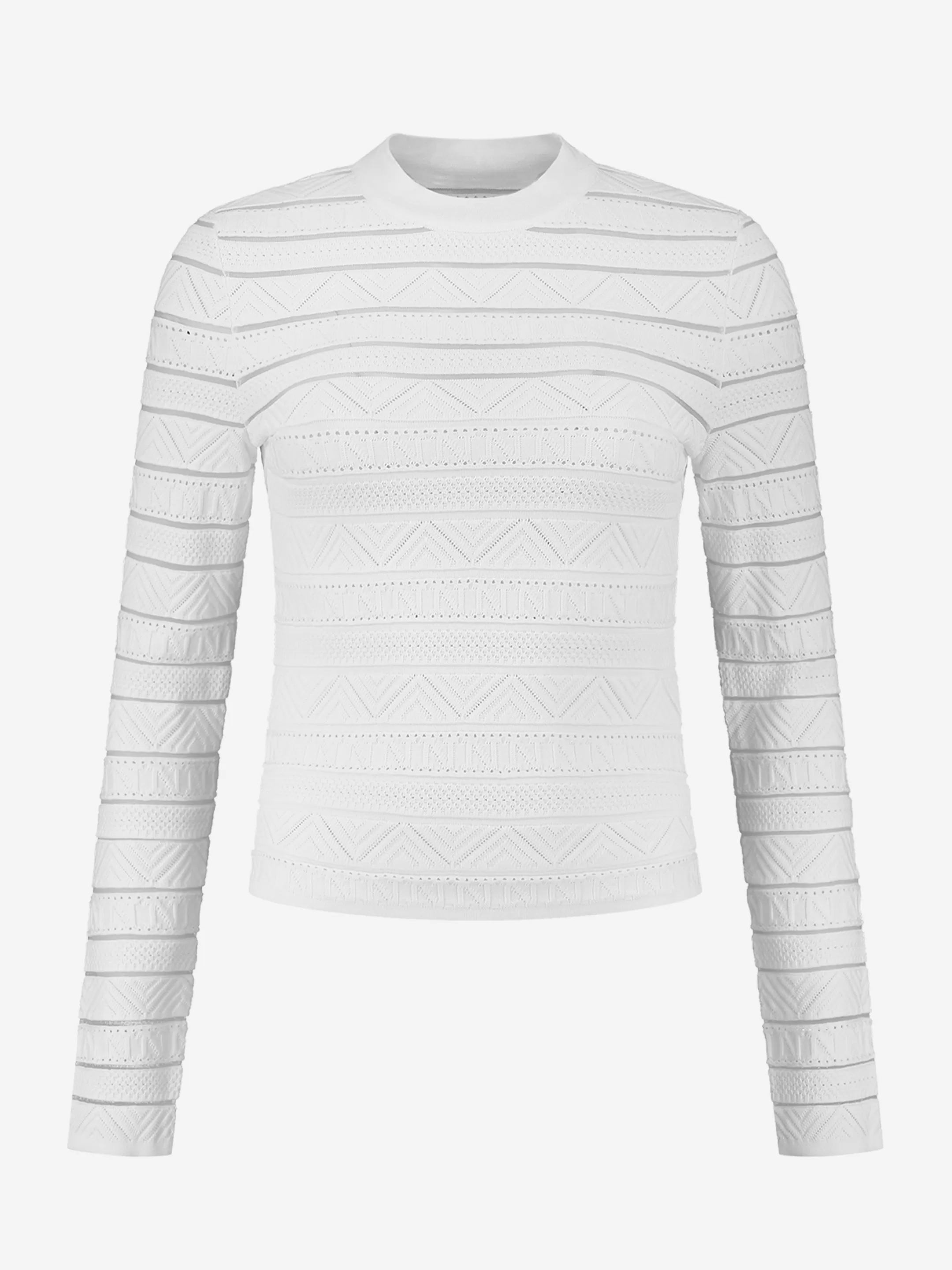 Flash Sale NIKKIE Fitted semitransparent Top Star White