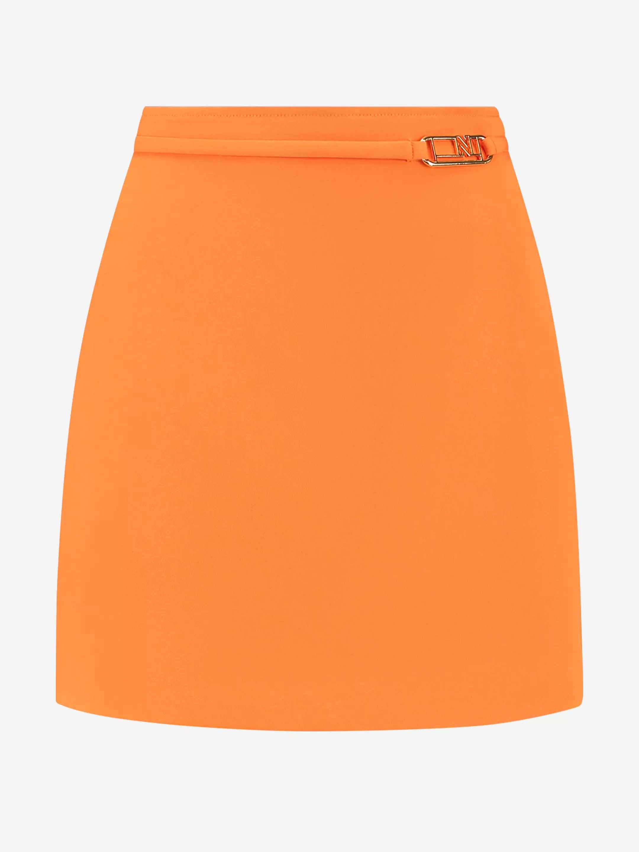 Shop NIKKIE Fitted skirt Orange