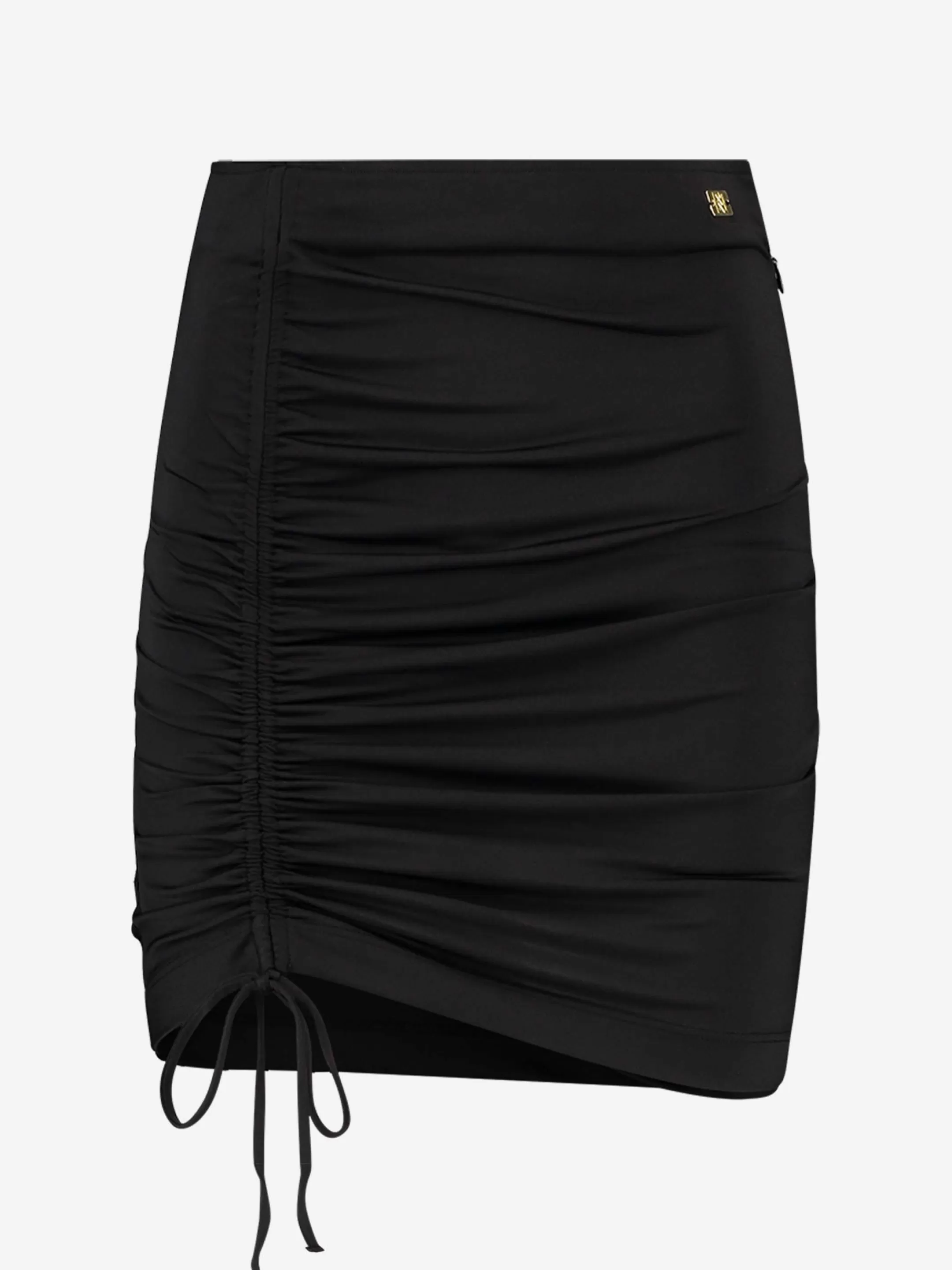 Store NIKKIE Fitted skirt with drawcord Black