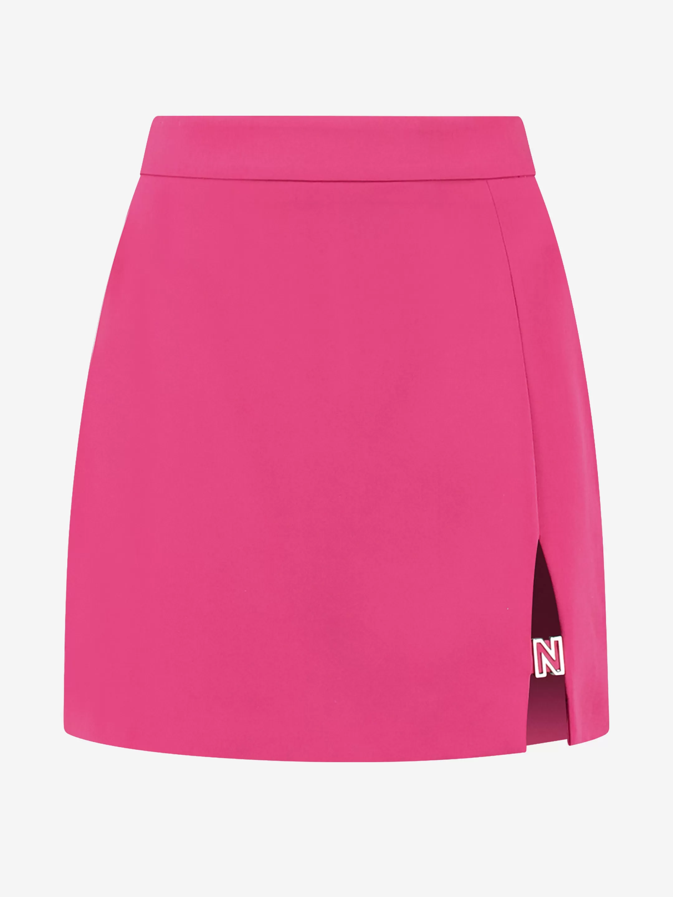 Best Sale NIKKIE Fitted skirt with slit Raspberry Rose