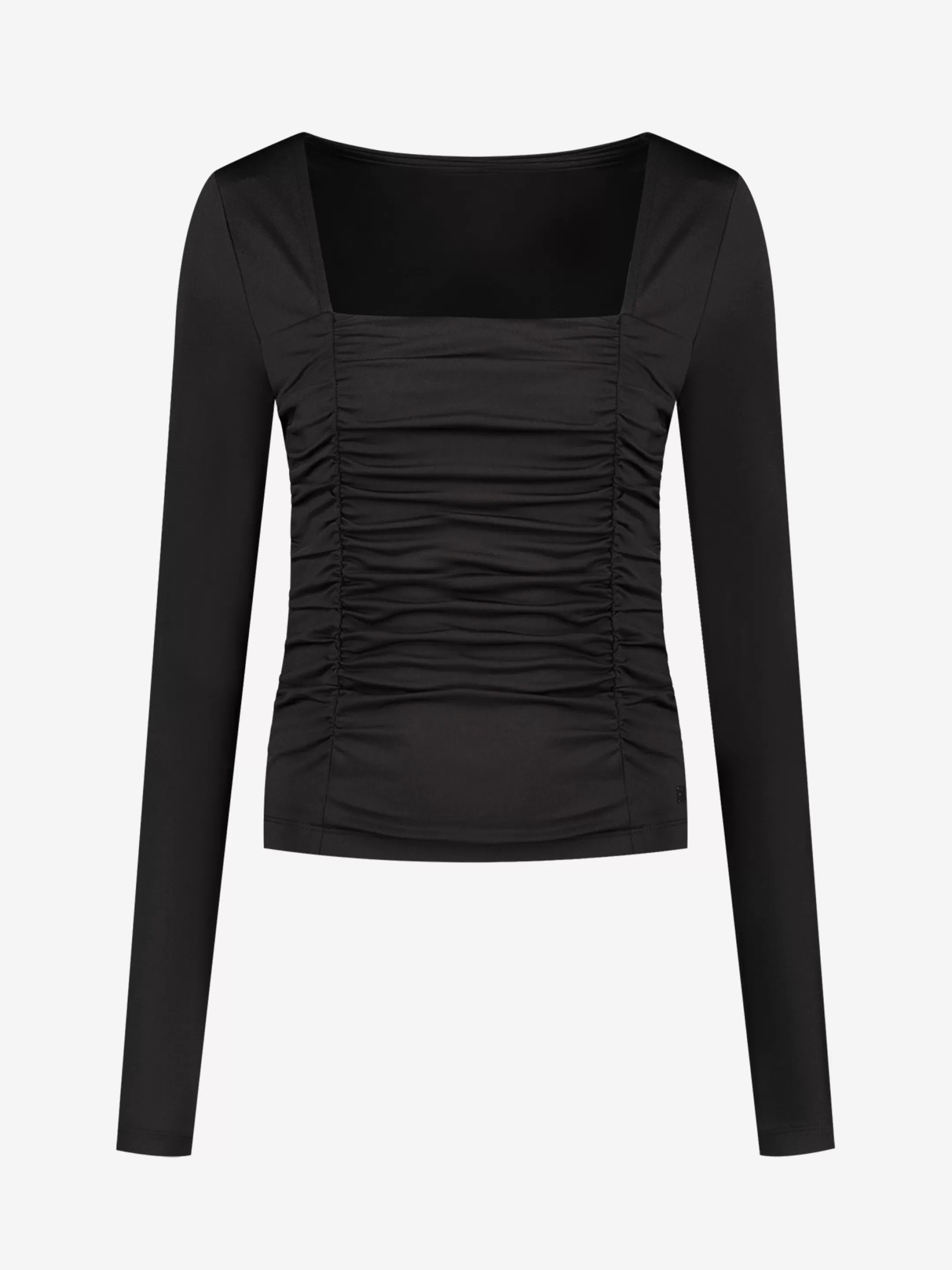 Store NIKKIE Fitted top with square neckline Black