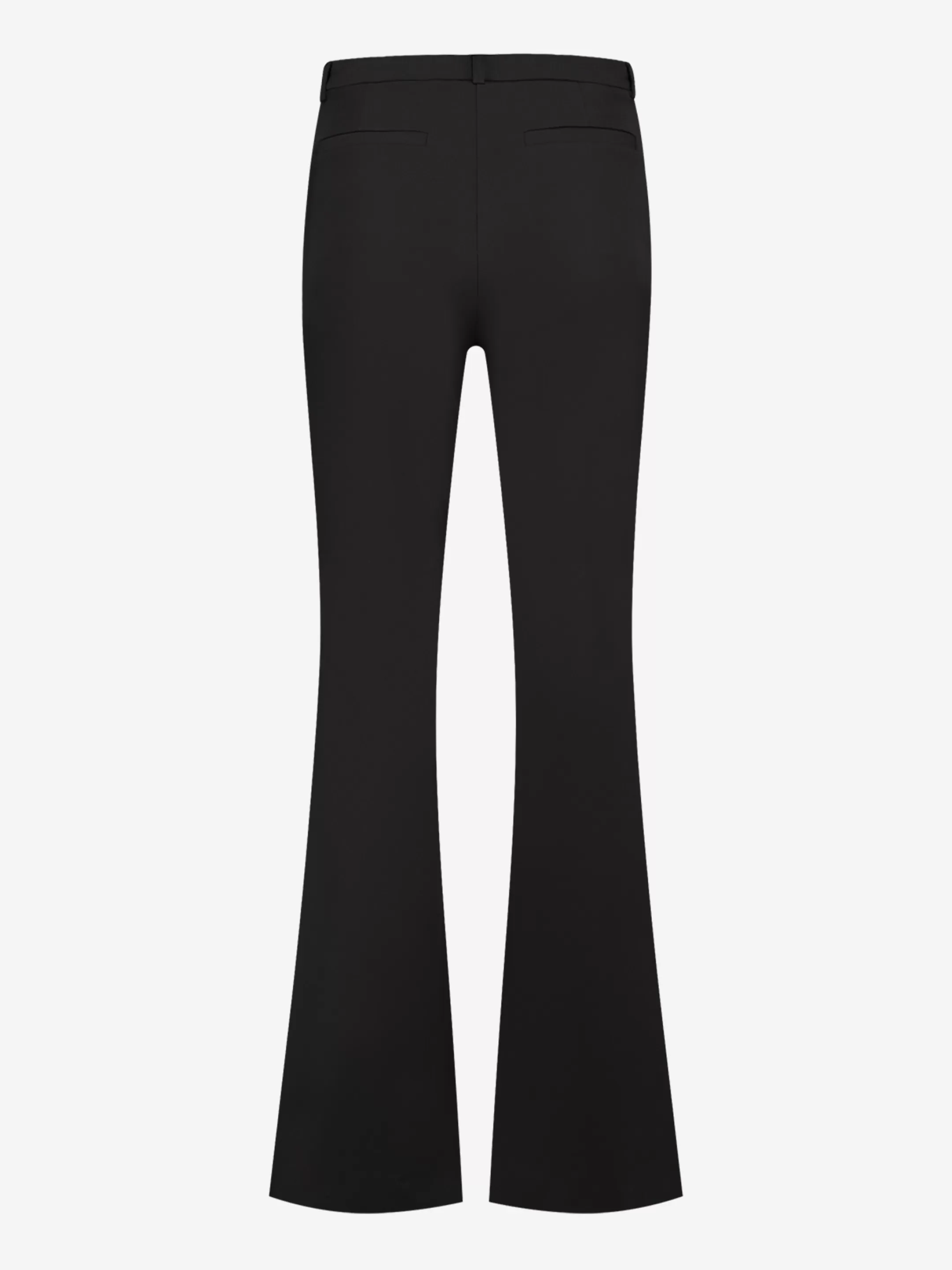 Sale NIKKIE Flare pants with high rise Black