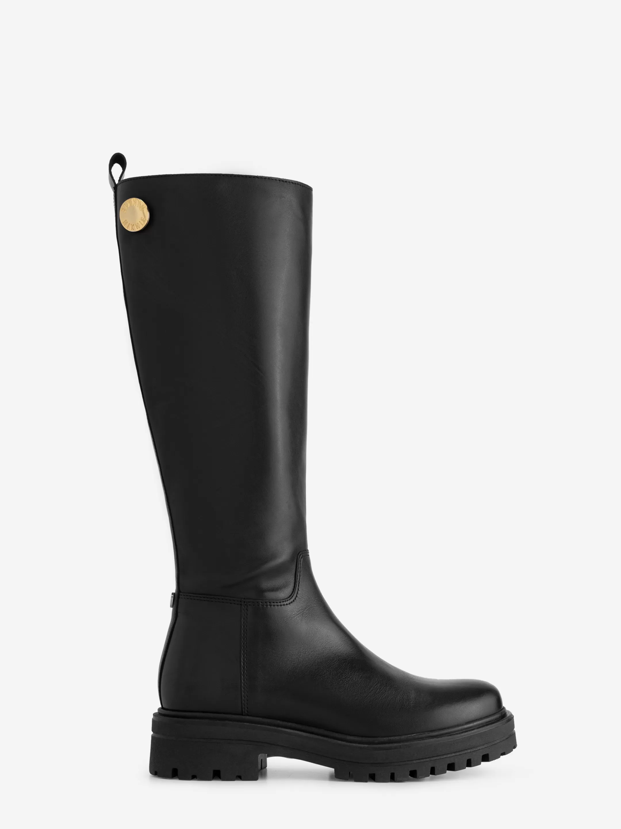 Sale NIKKIE High leather boots Black