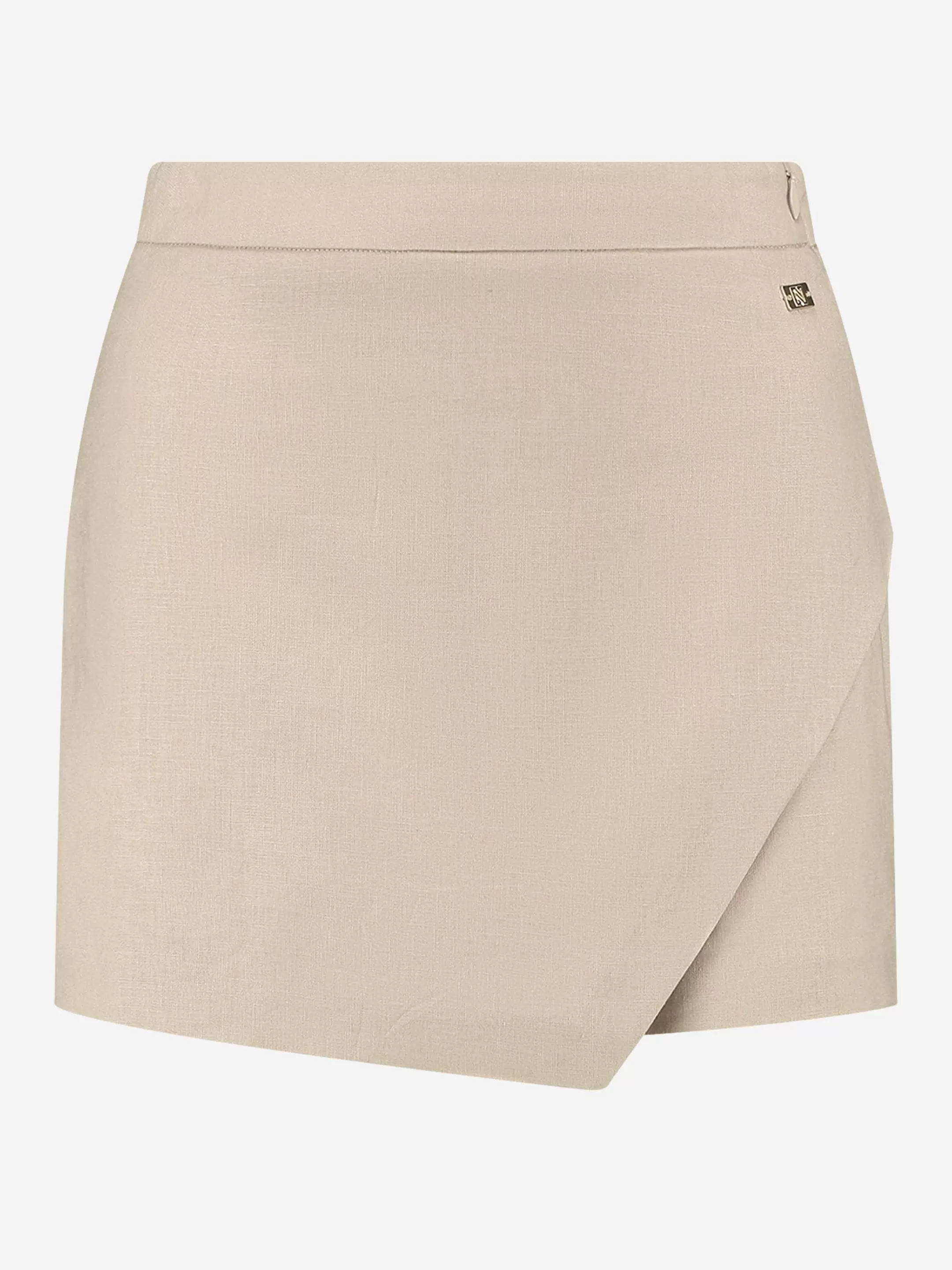 Best Sale NIKKIE High rise skort of linen blend Dust