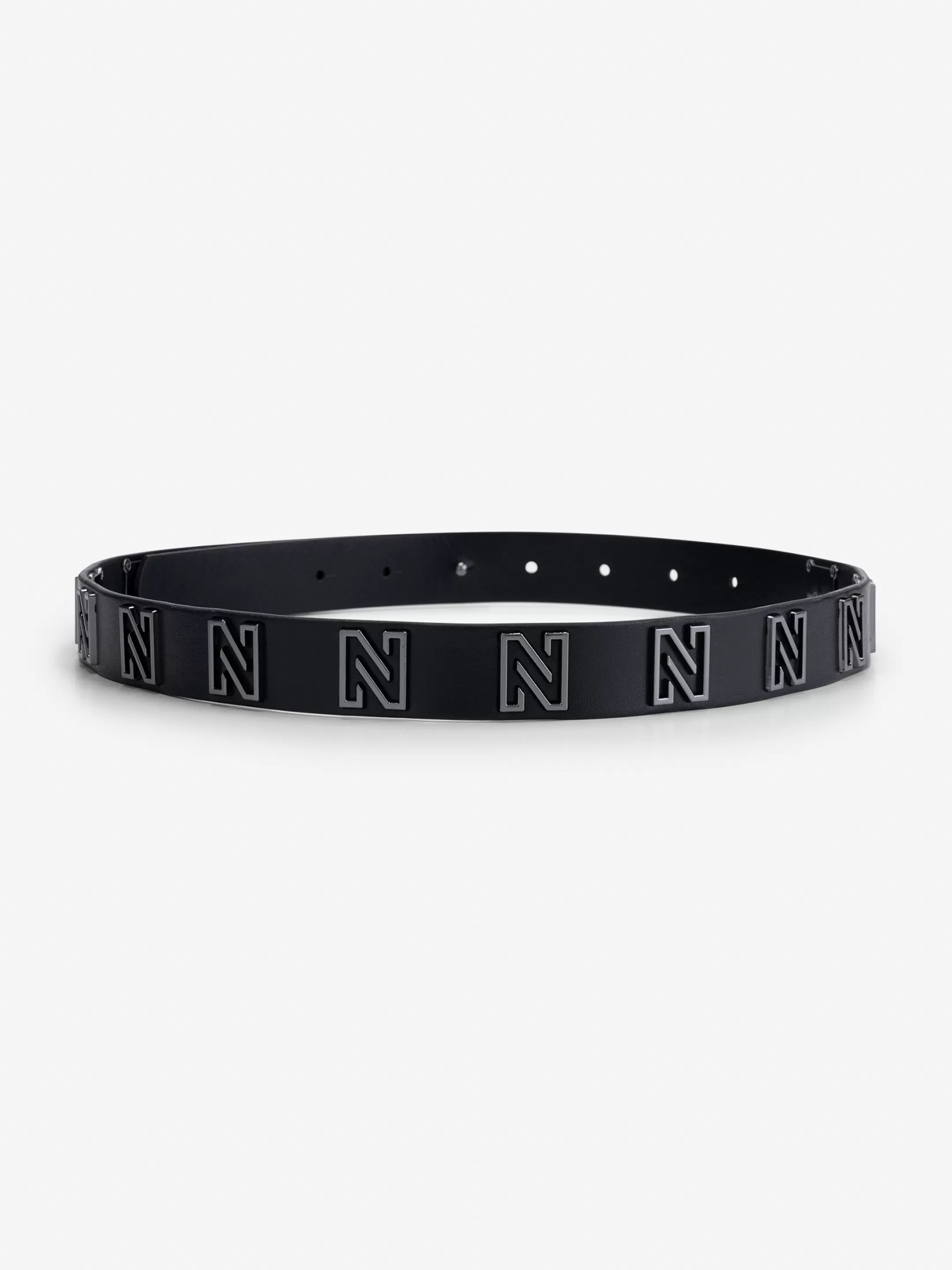 Best Sale NIKKIE Hip Belt with N Logo Studs Black/Gun Metal