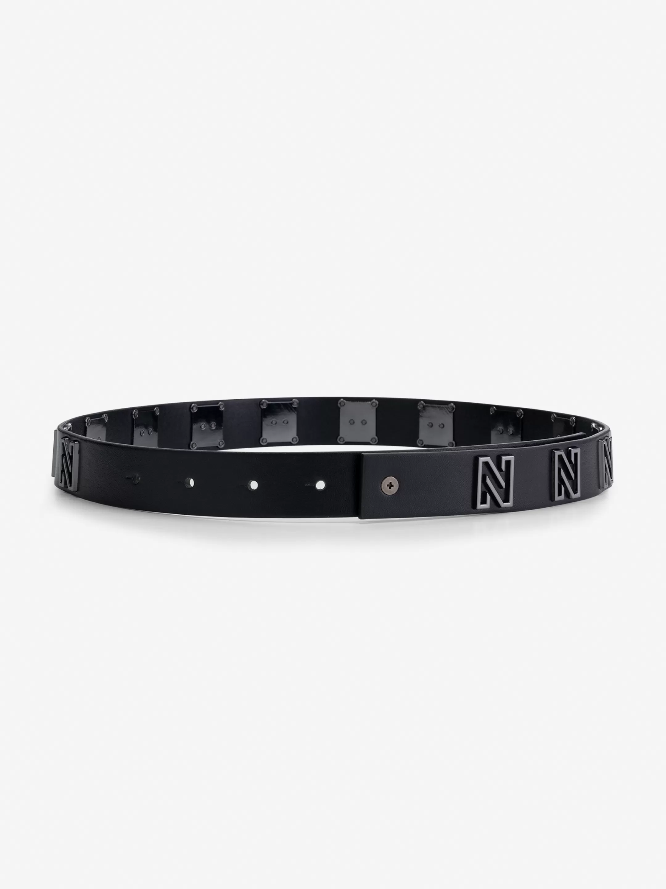 Best Sale NIKKIE Hip Belt with N Logo Studs Black/Gun Metal