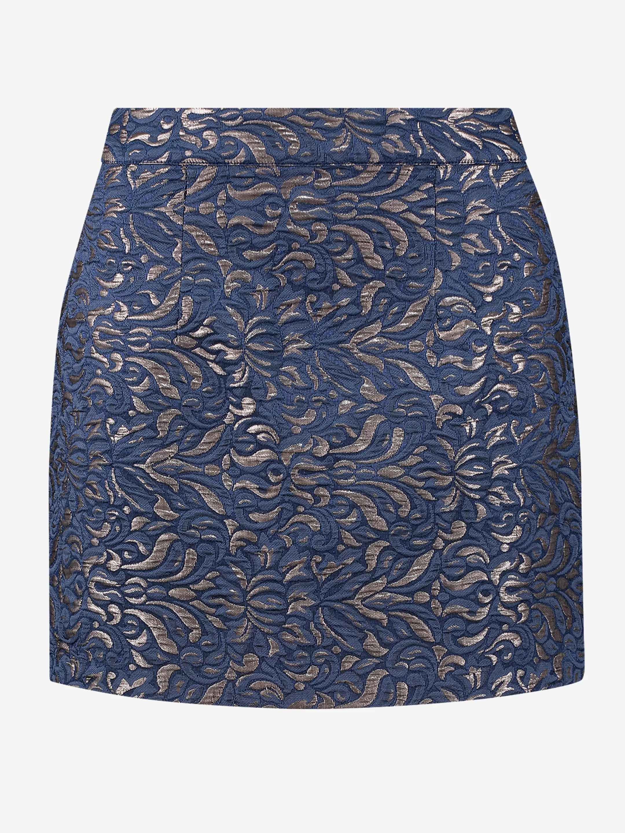 Outlet NIKKIE Jacquard woven fitted skirt   Extra Navy