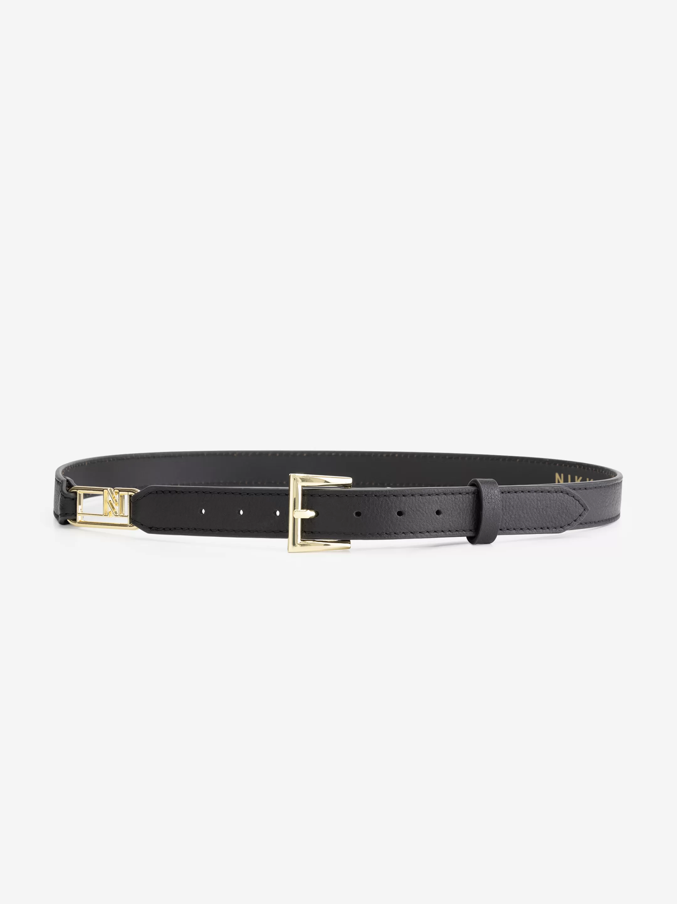 New NIKKIE Leather Hip belt Black