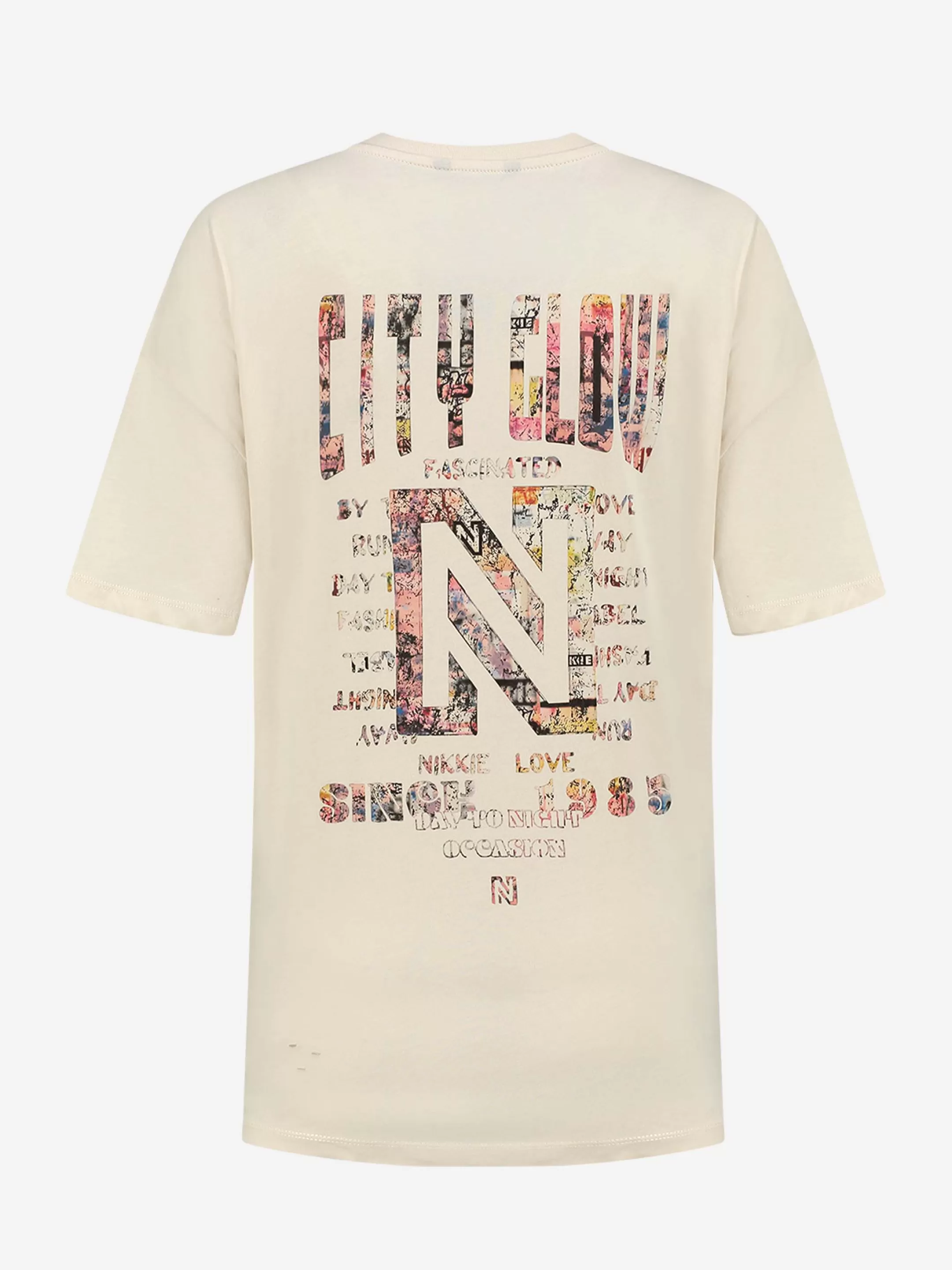 Cheap NIKKIE Long t-shirt Cream