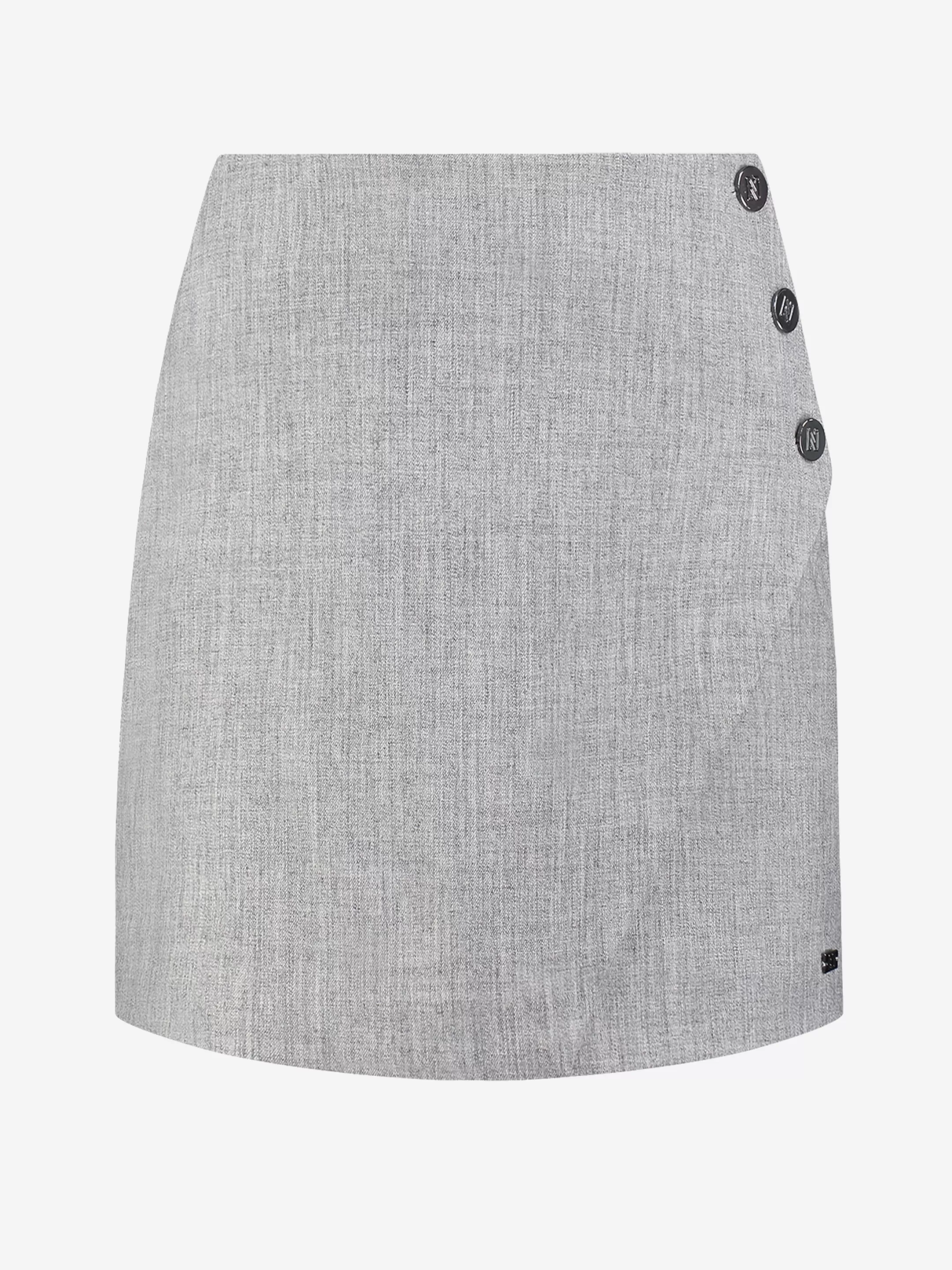 Outlet NIKKIE Melange skirt Graphite