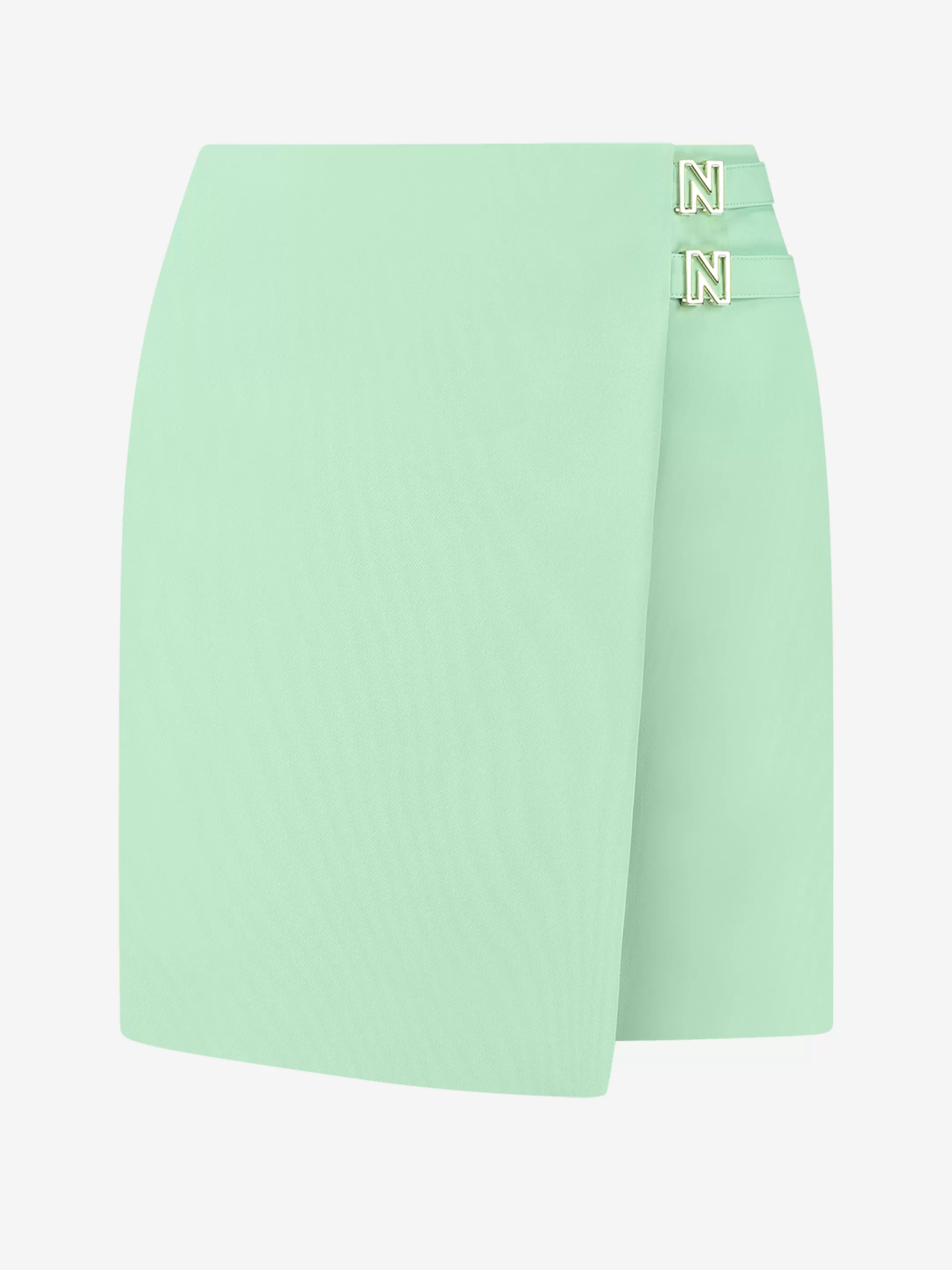 Outlet NIKKIE Mini skirt with N slides Mint