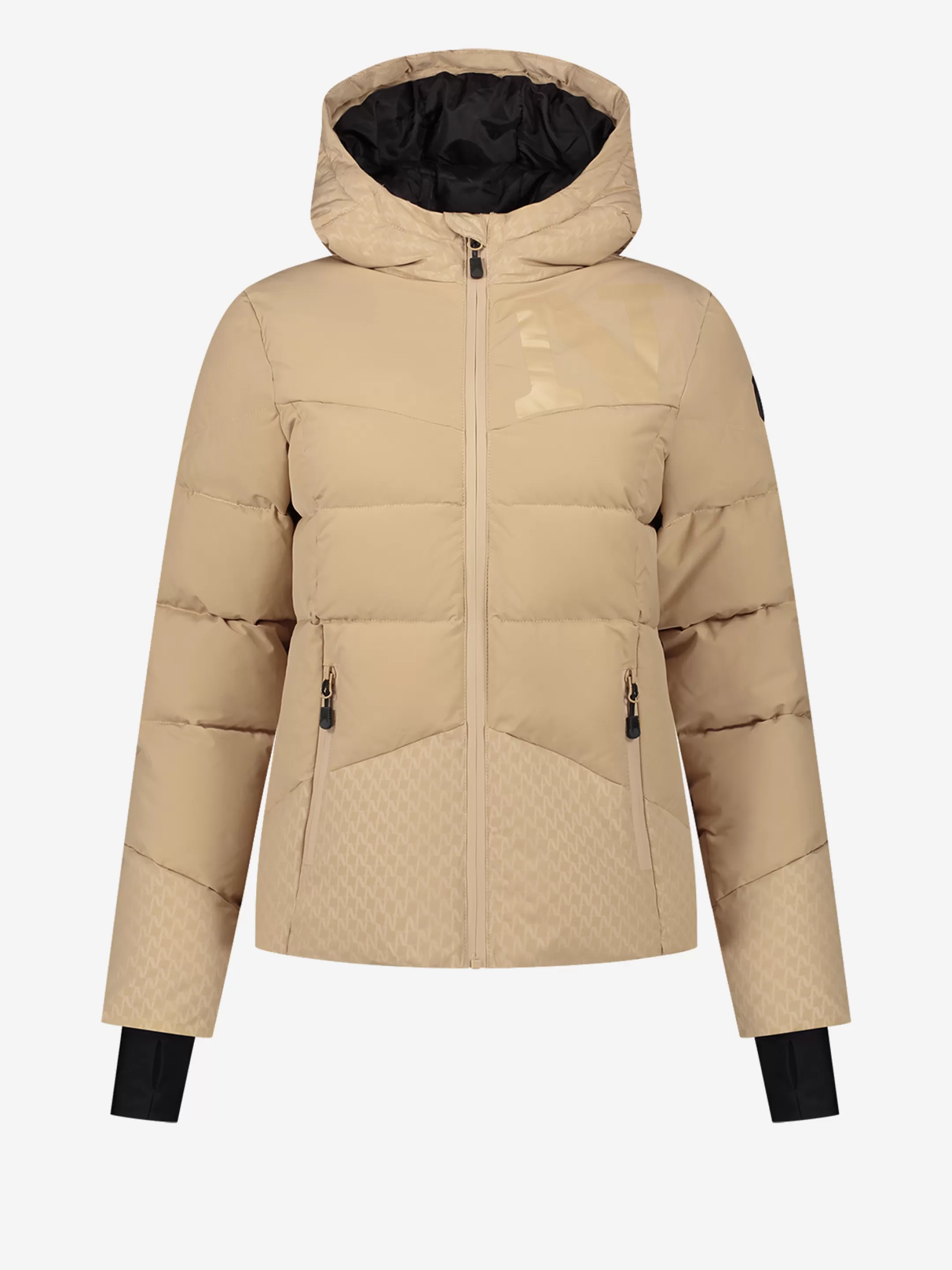 Flash Sale NIKKIE N logo ski jacket Dark Hummus