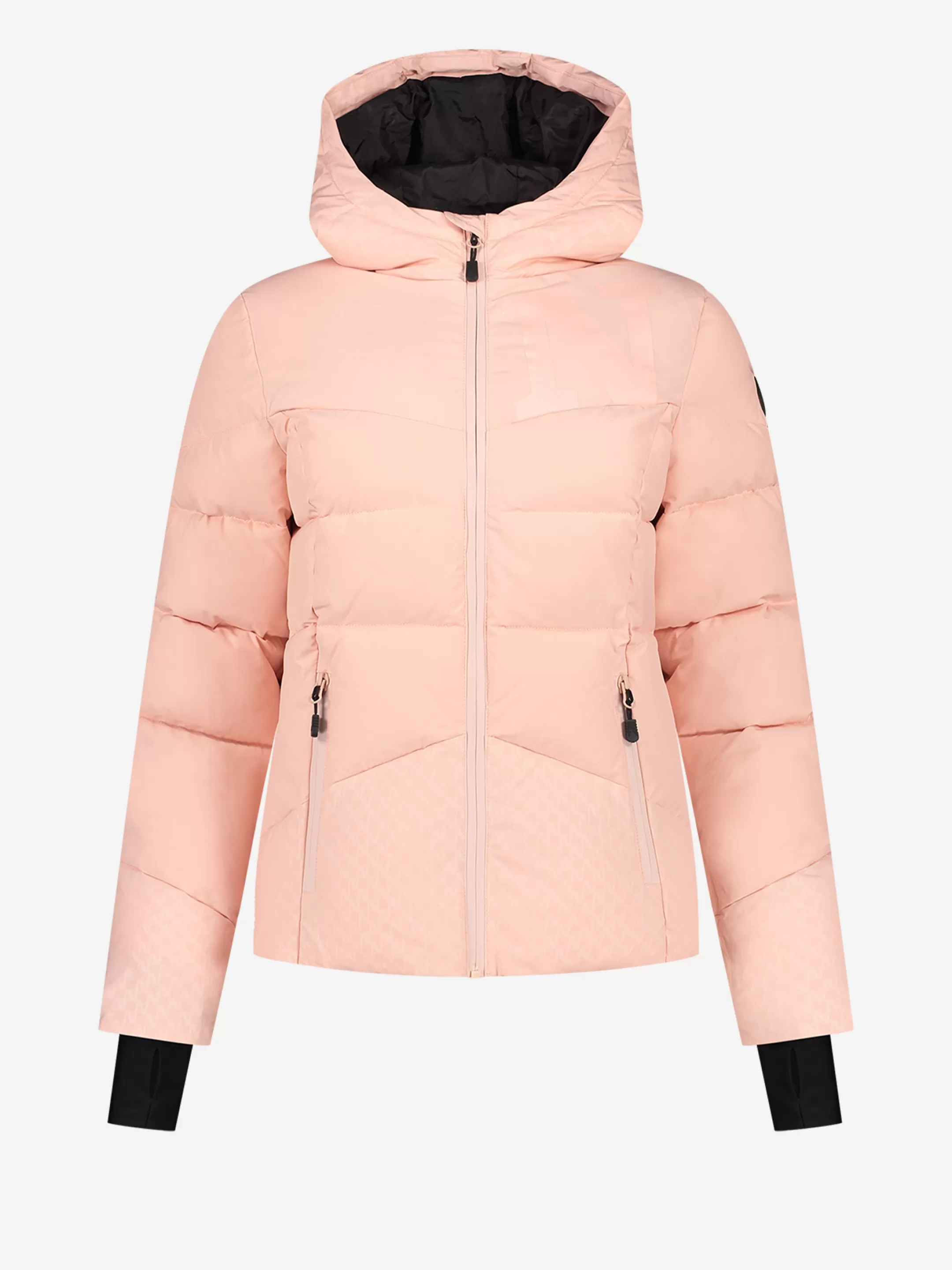 New NIKKIE N logo ski jacket Silver Pink