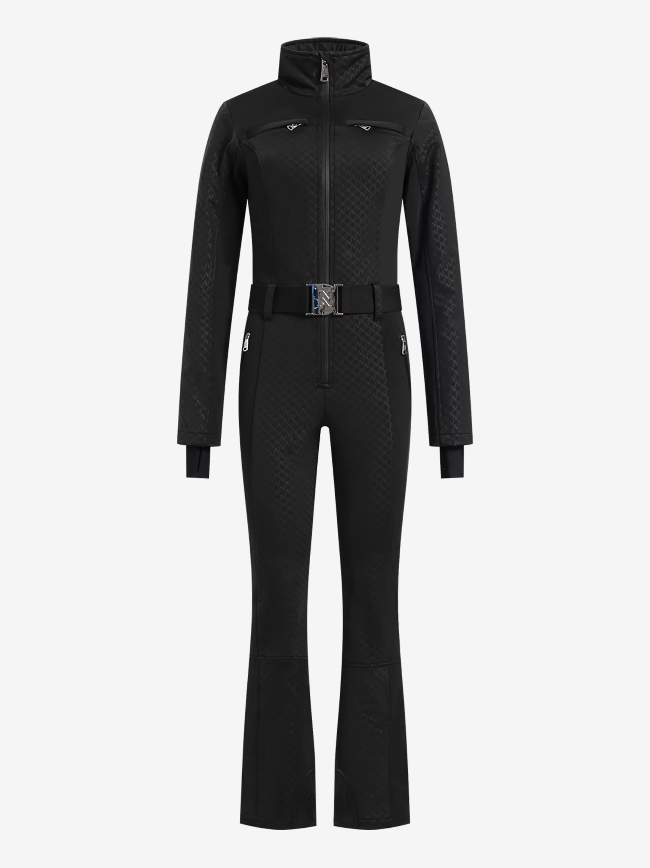 Fashion NIKKIE N Monogram Ski Jumpsuit Black