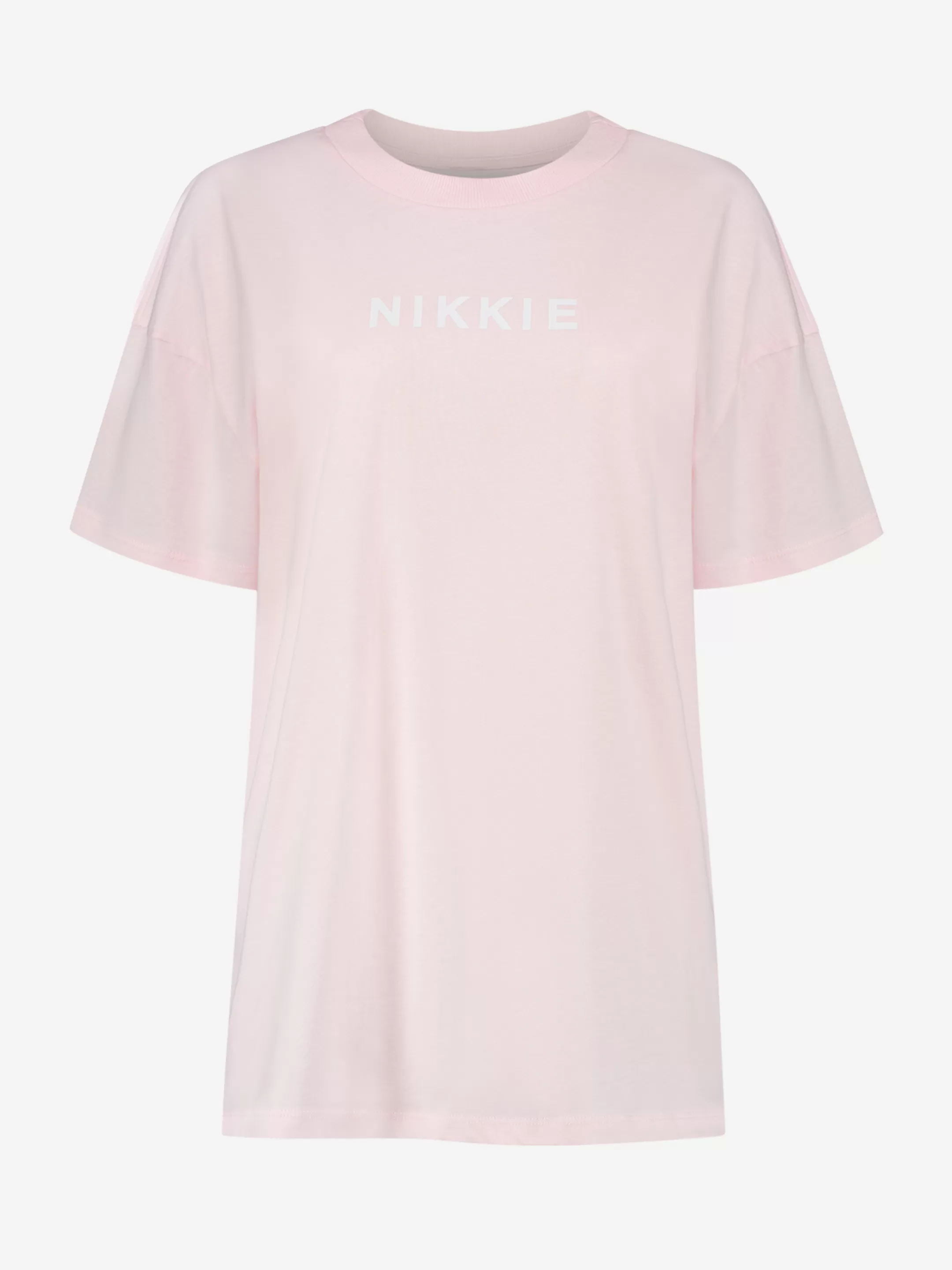 Fashion NIKKIE Logo T-shirt Candy Pink